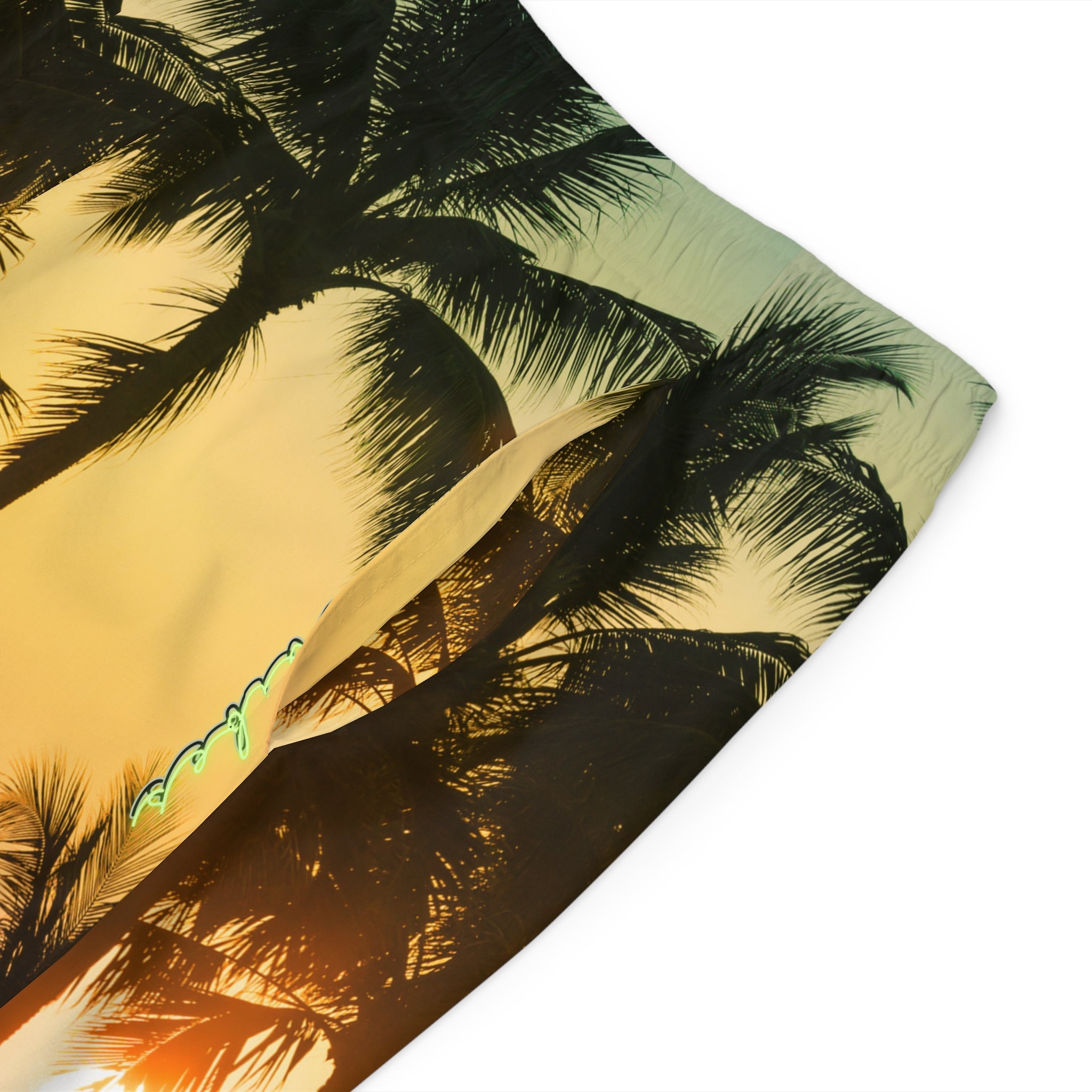 Rich Vibes Volt Pink Citrus Tiger Shield - Men's Board Shorts (AOP)