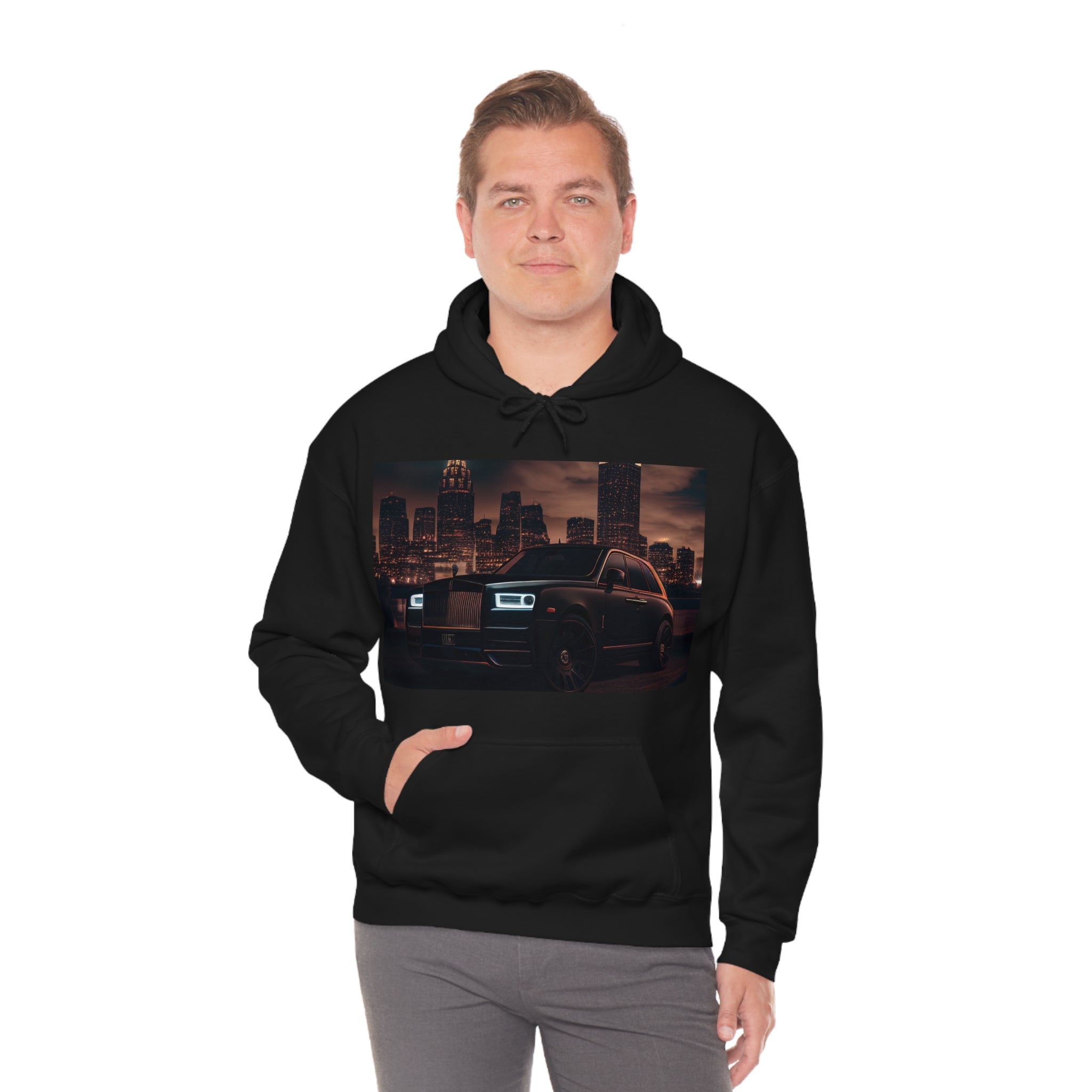 Rich Vibes Black RR Authentic Signature Collection - Heavy Hoodie