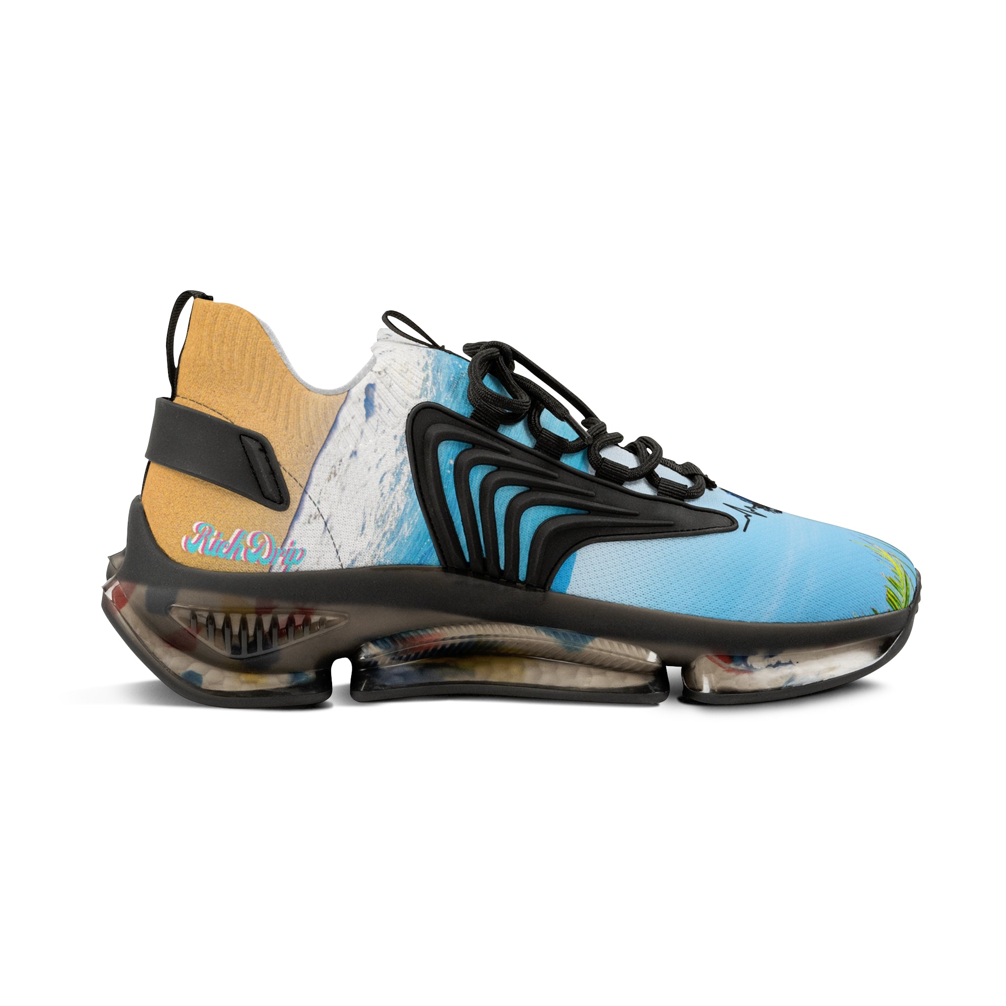 RV5 Pulse Sea Blue Beach - Men's Mesh Sneakers