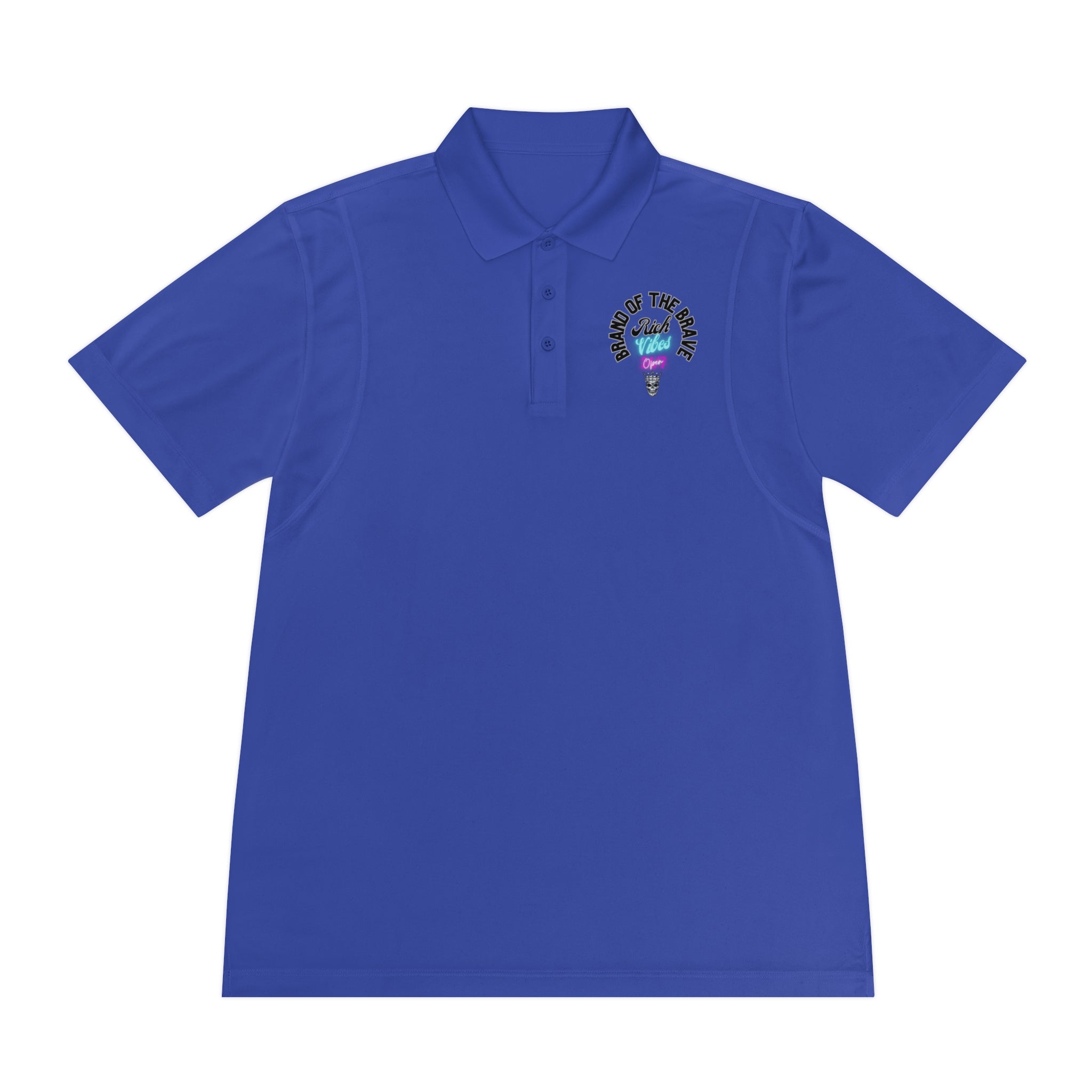 Rich Vibes 24/7 Brand Of The Brave Blue Ape 2.0 - Men's Sport Polo Shirt