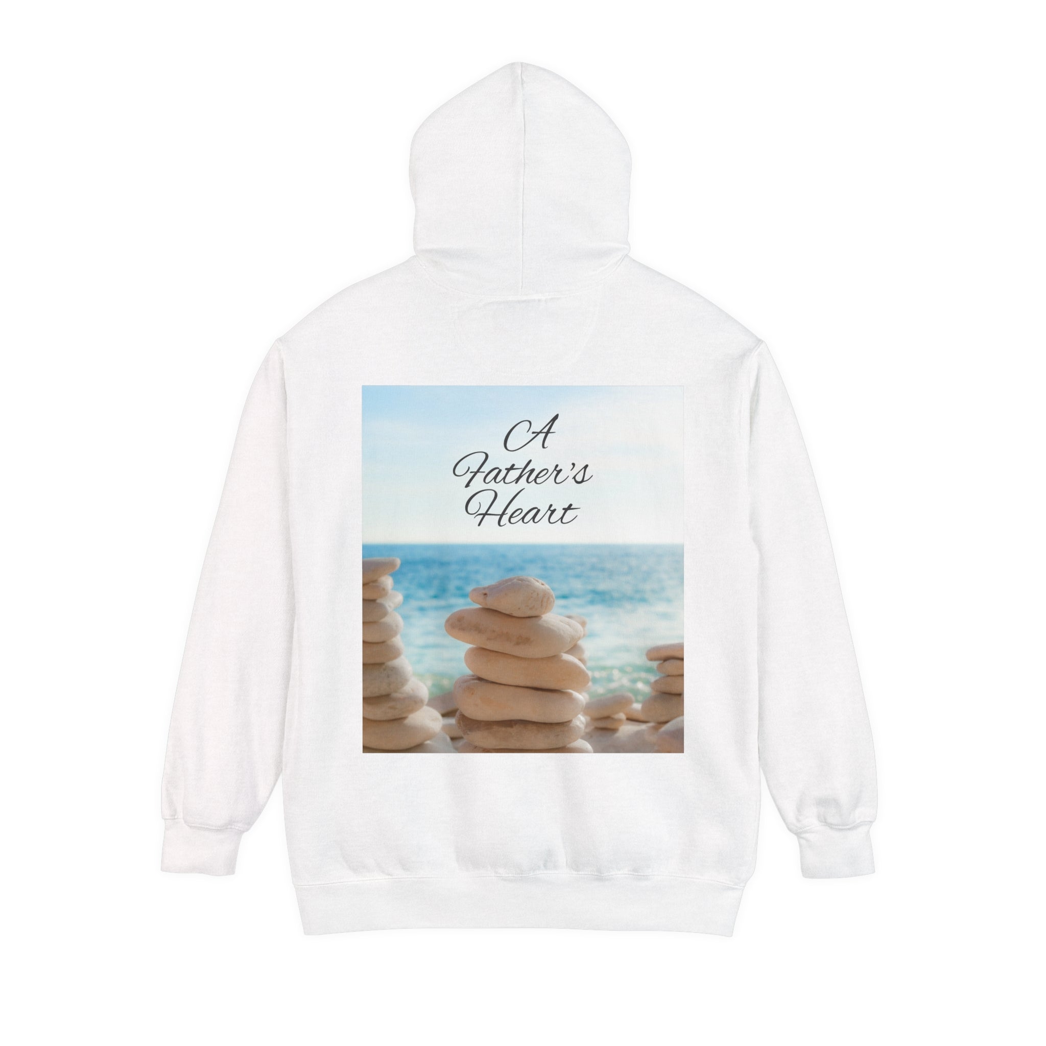 A Father's Heart Father's Day White - Garment-Dyed Hoodie