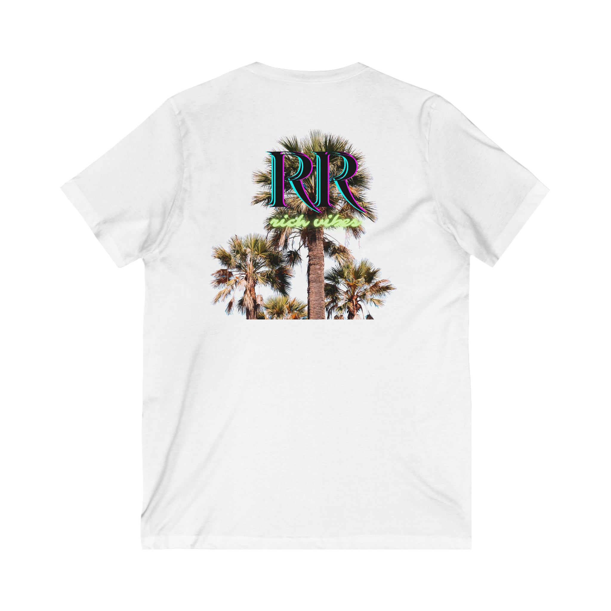 Rich Vibes Volt RR 2.5 - Unisex Jersey Short Sleeve V-Neck Tee