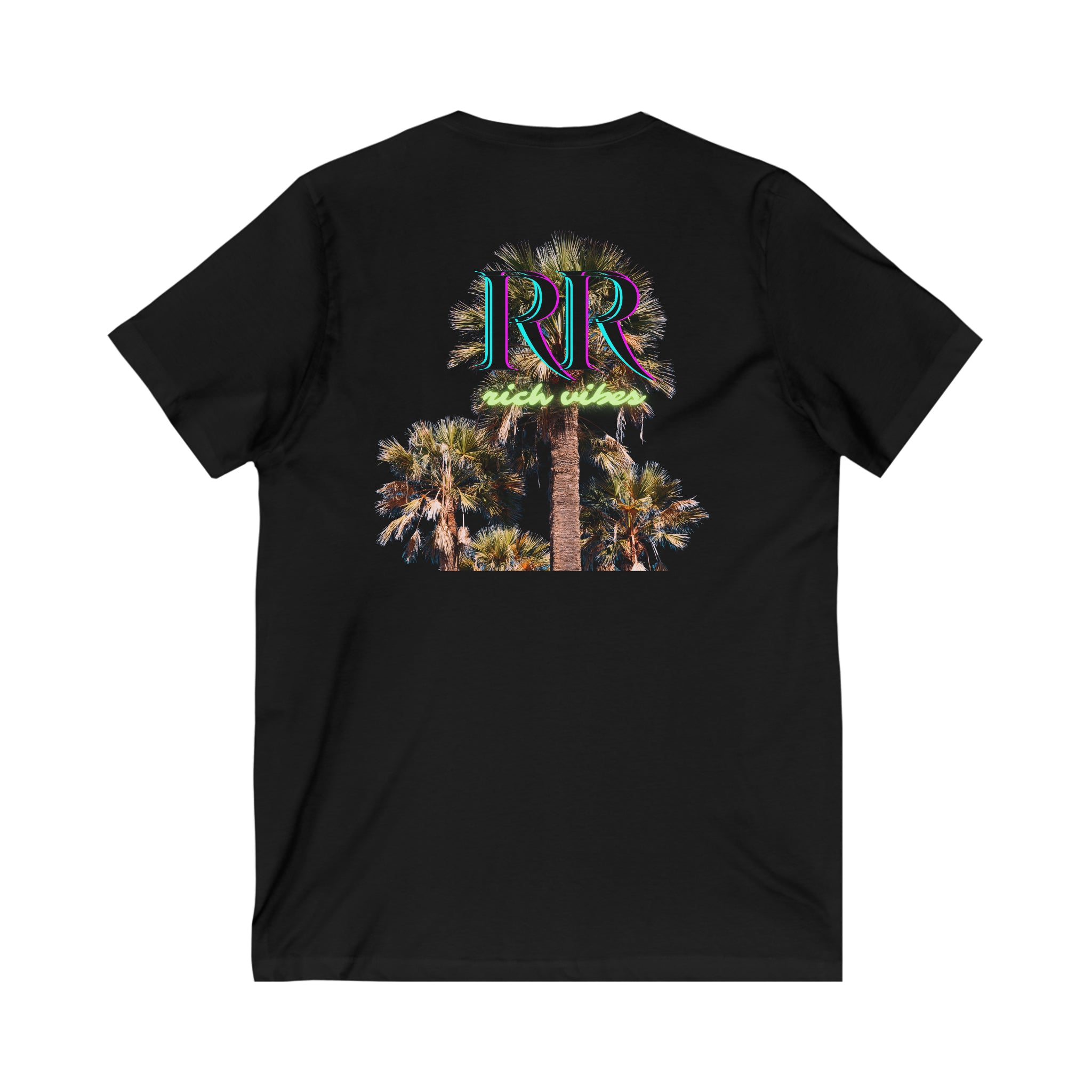 Rich Vibes Volt RR 2.5 - Unisex Jersey Short Sleeve V-Neck Tee