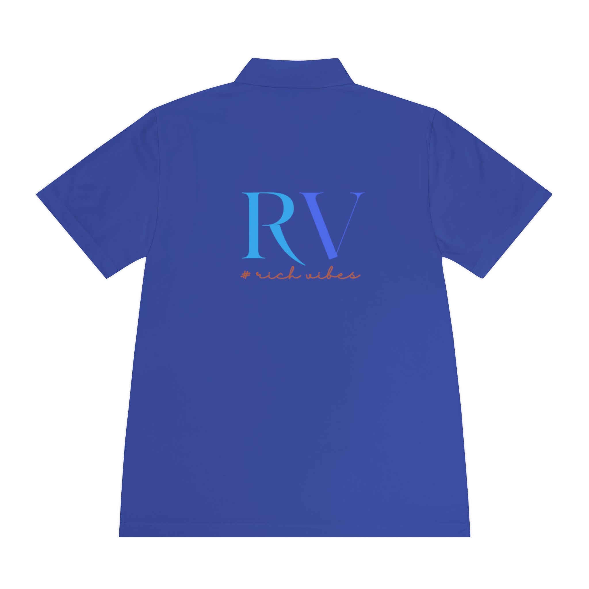 Rich Vibes RV Logo Back 2.0 - Men's Sport Polo Shirt
