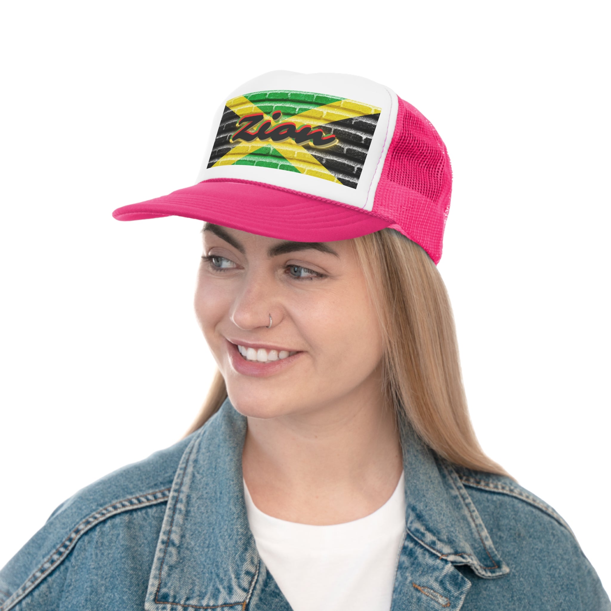 Rich Vibes Zion Jamaica Flag - Trucker Hat