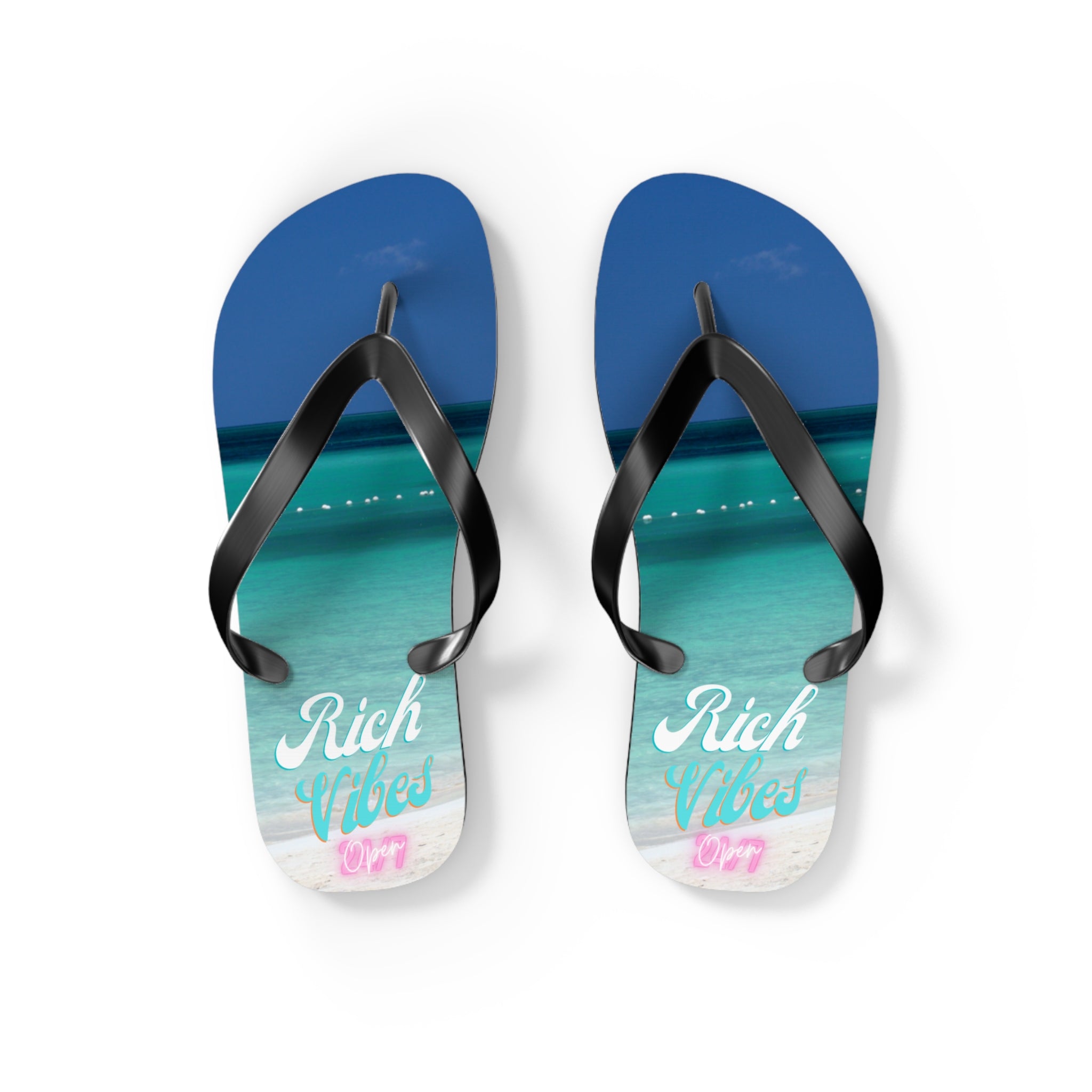Rich Vibes Ocean View - Flip Flops - S