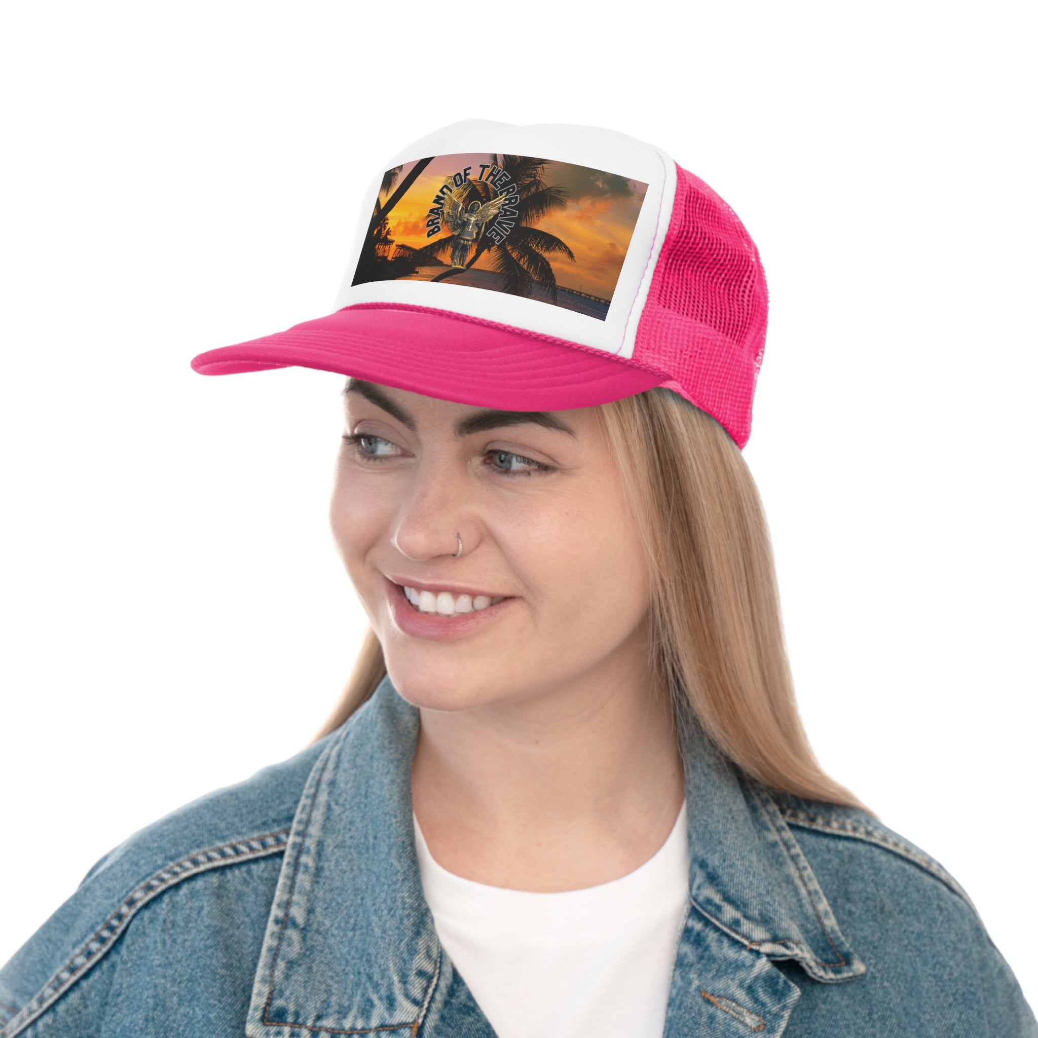 Rich Vibes Archangel Florida Keys Sunset Print - Trucker Hat