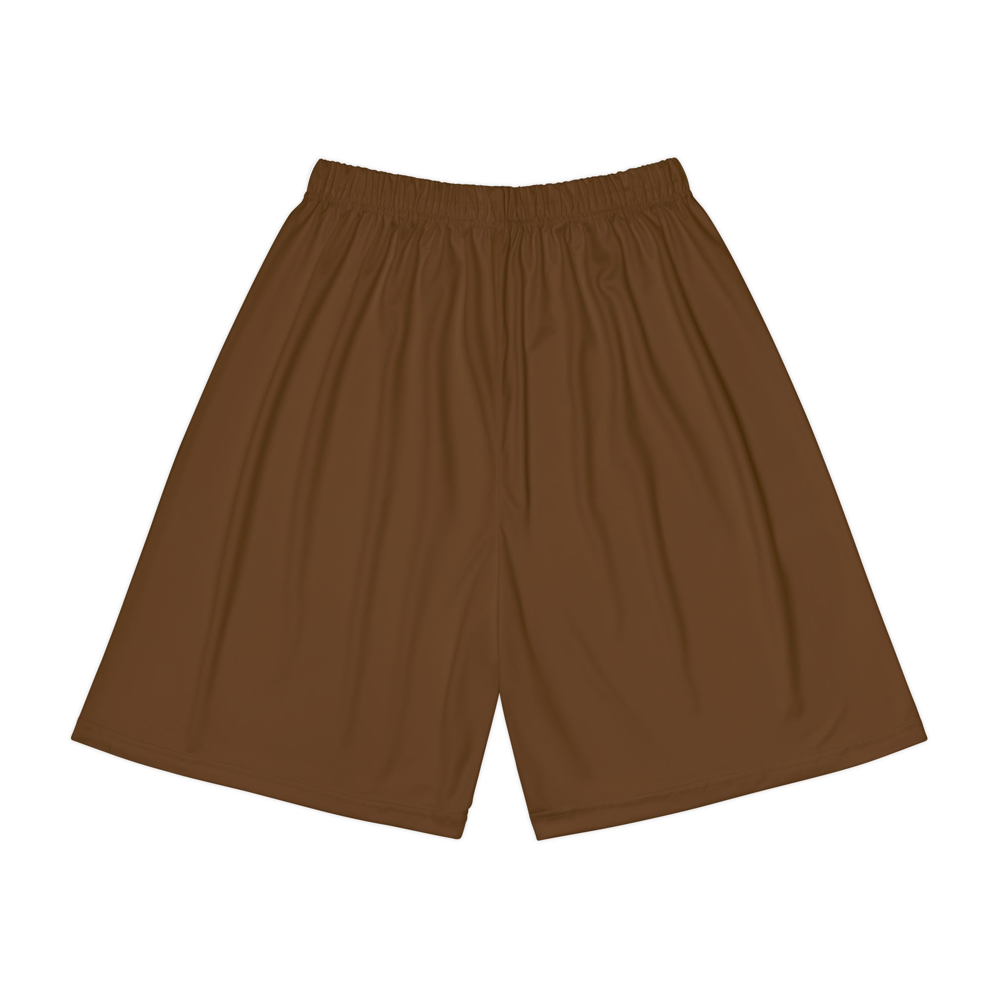 Rich Vibes RV Palm Tree Silhouette Men’s Sports Shorts (AOP) Brown