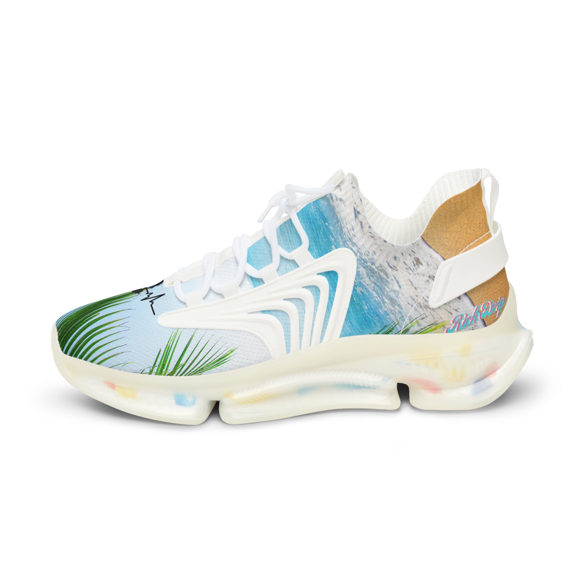 RV5 Pulse Sea Blue Beach - Men's Mesh Sneakers