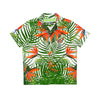 Rich Vibes Tropical Jungle Tiger RV Golfer's  - Men's Hawaiian Shirt (AOP)White