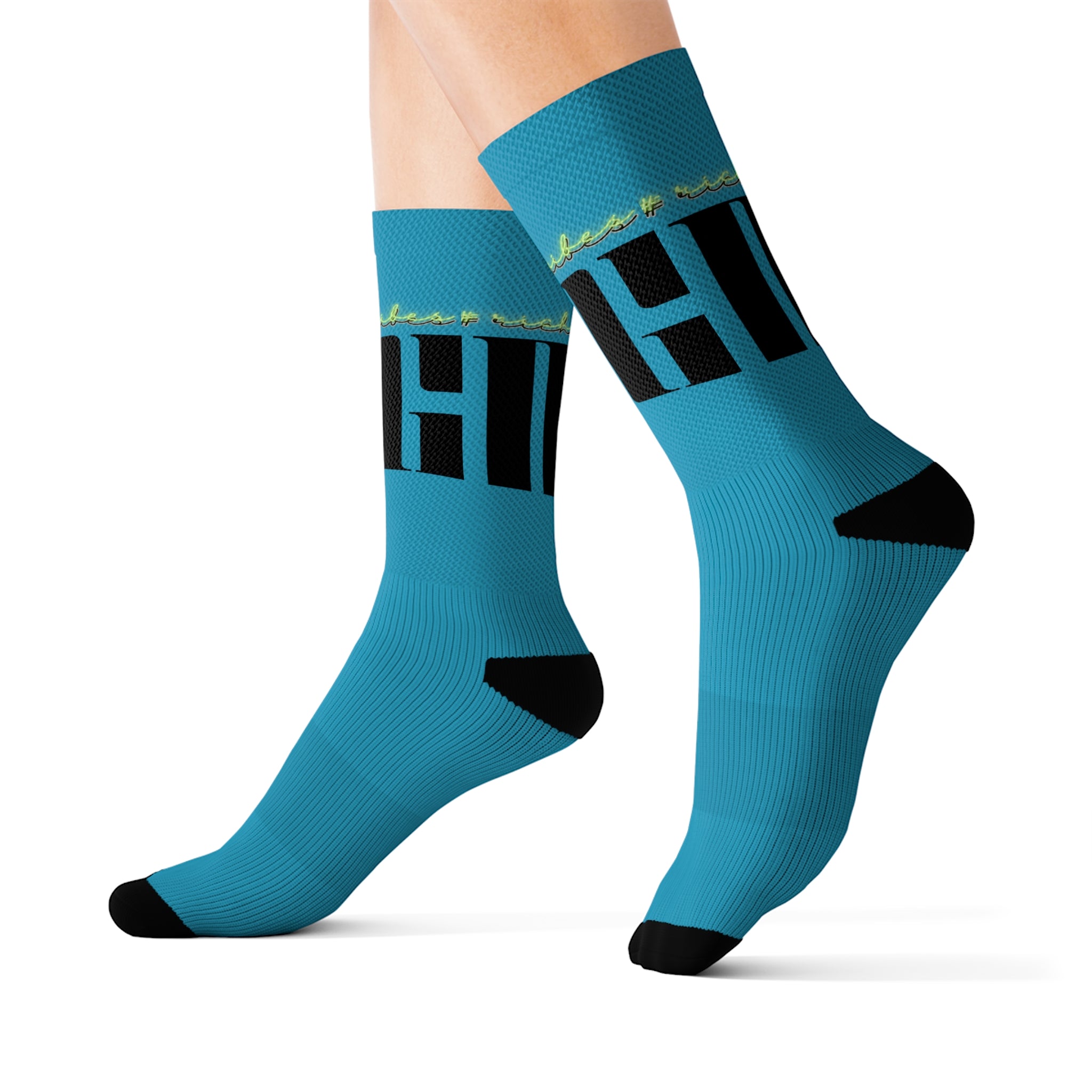 Rich Vibes Volt MG Turquoise - Sublimation Socks