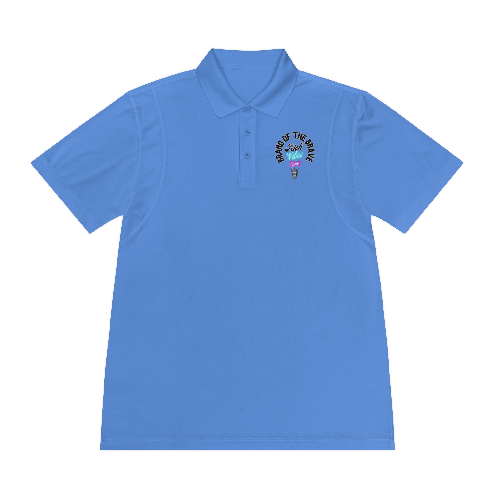 Rich Vibes 24/7 Brand Of The Brave Blue Ape 2.0 - Men's Sport Polo Shirt