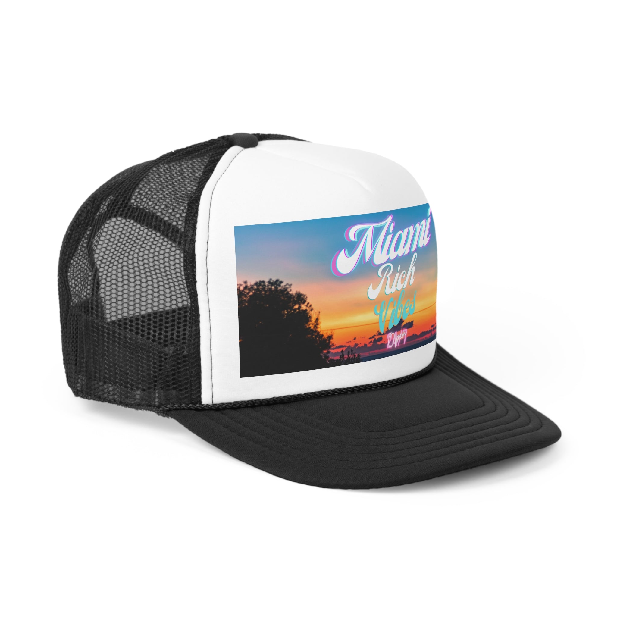 Rich Vibes 24/7 Miami Print Colorway - Trucker Hat