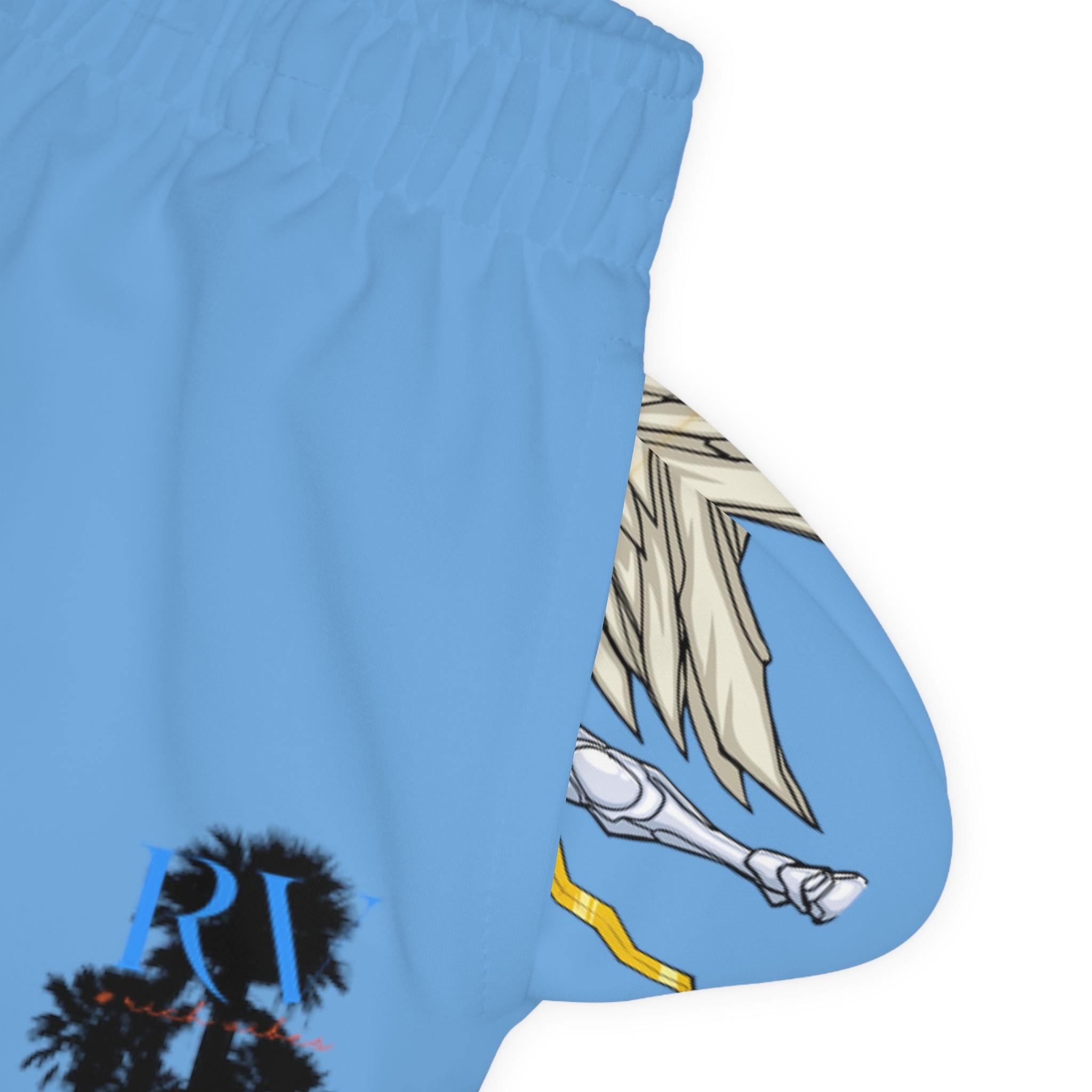 Rich Vibes RV Palm Tree Light Blue - Youth Joggers (AOP)