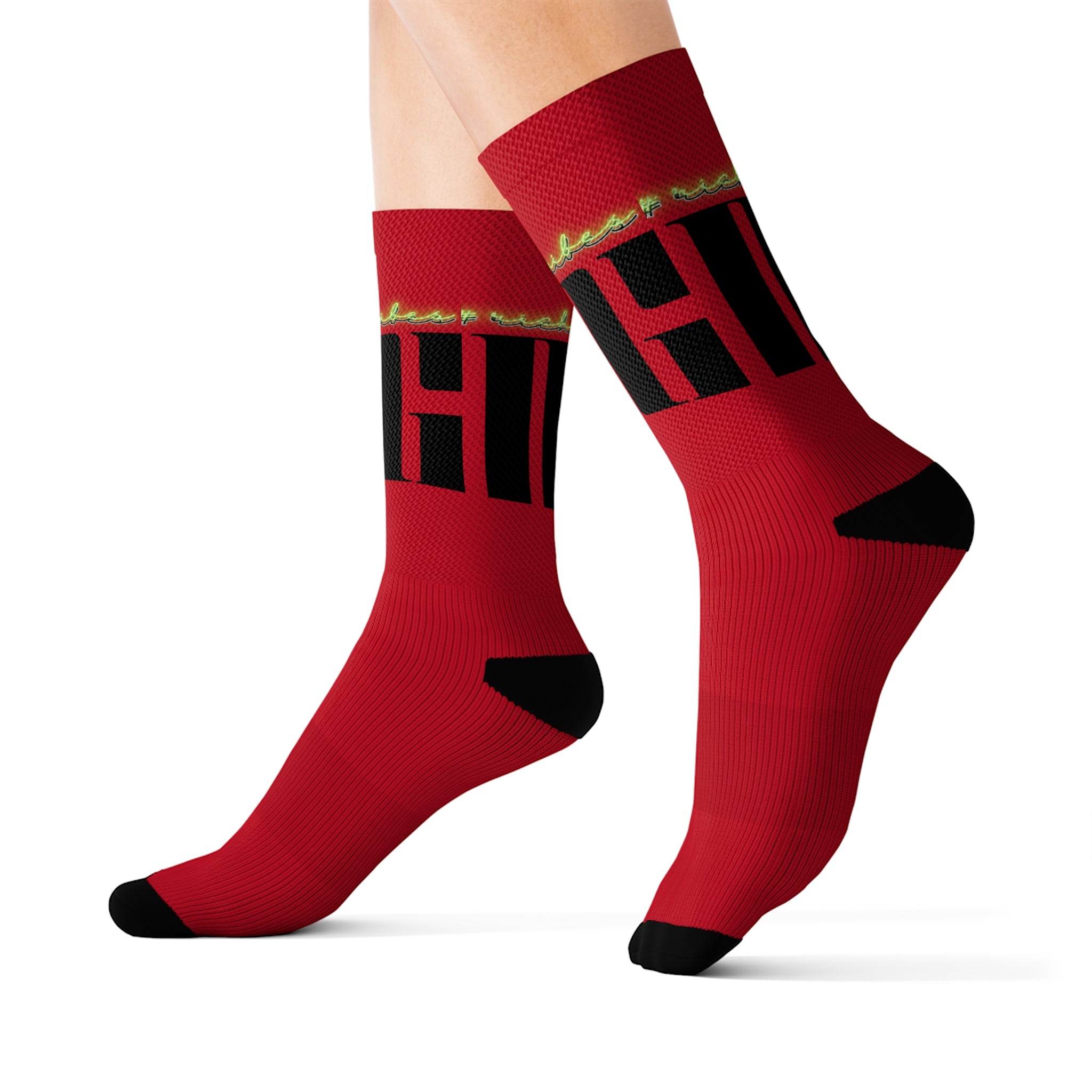 Rich Vibes Volt MG Red - Sublimation Socks