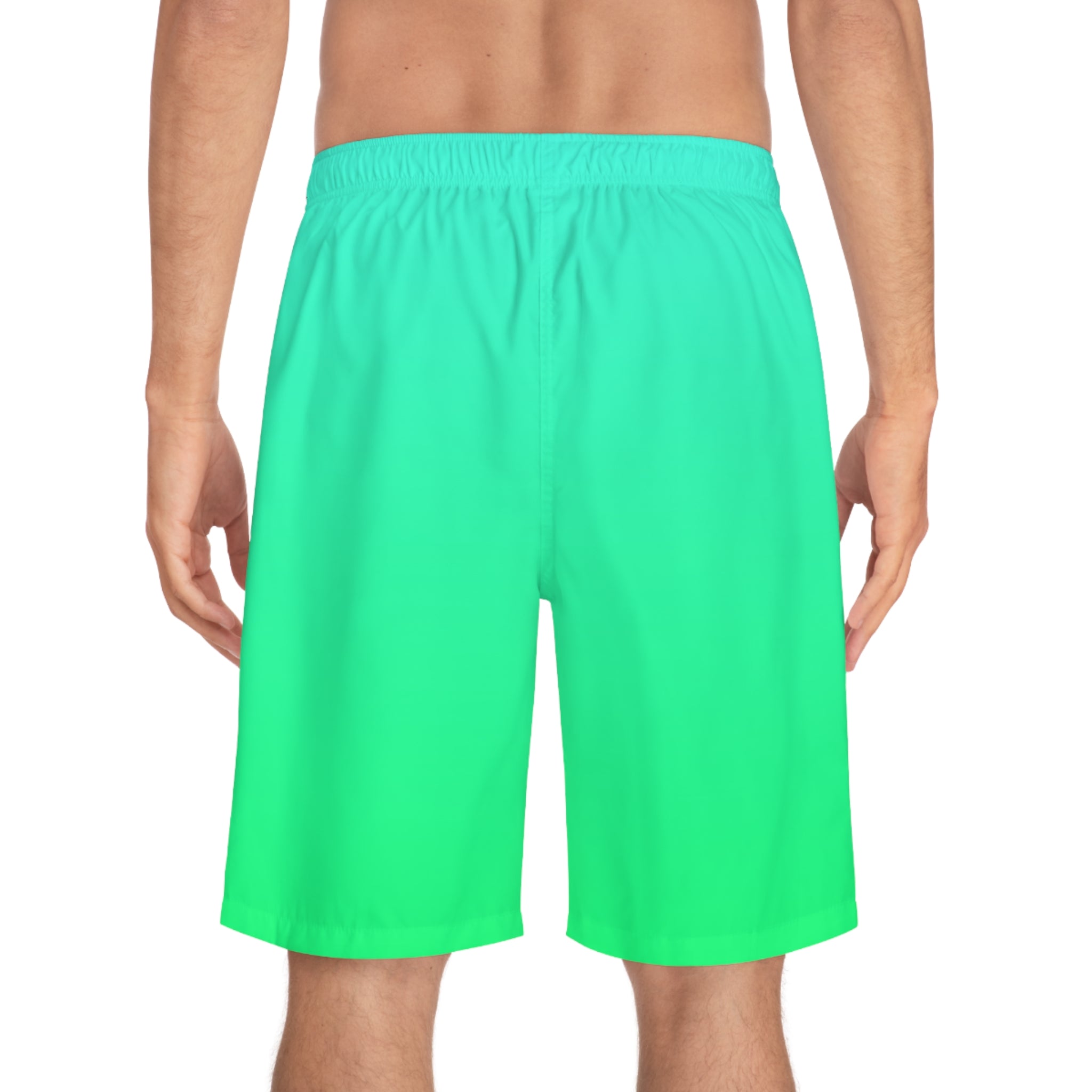 Rich Vibes Volt Green Beach Chill Vibes 1.0 - Men's Board Shorts (AOP)