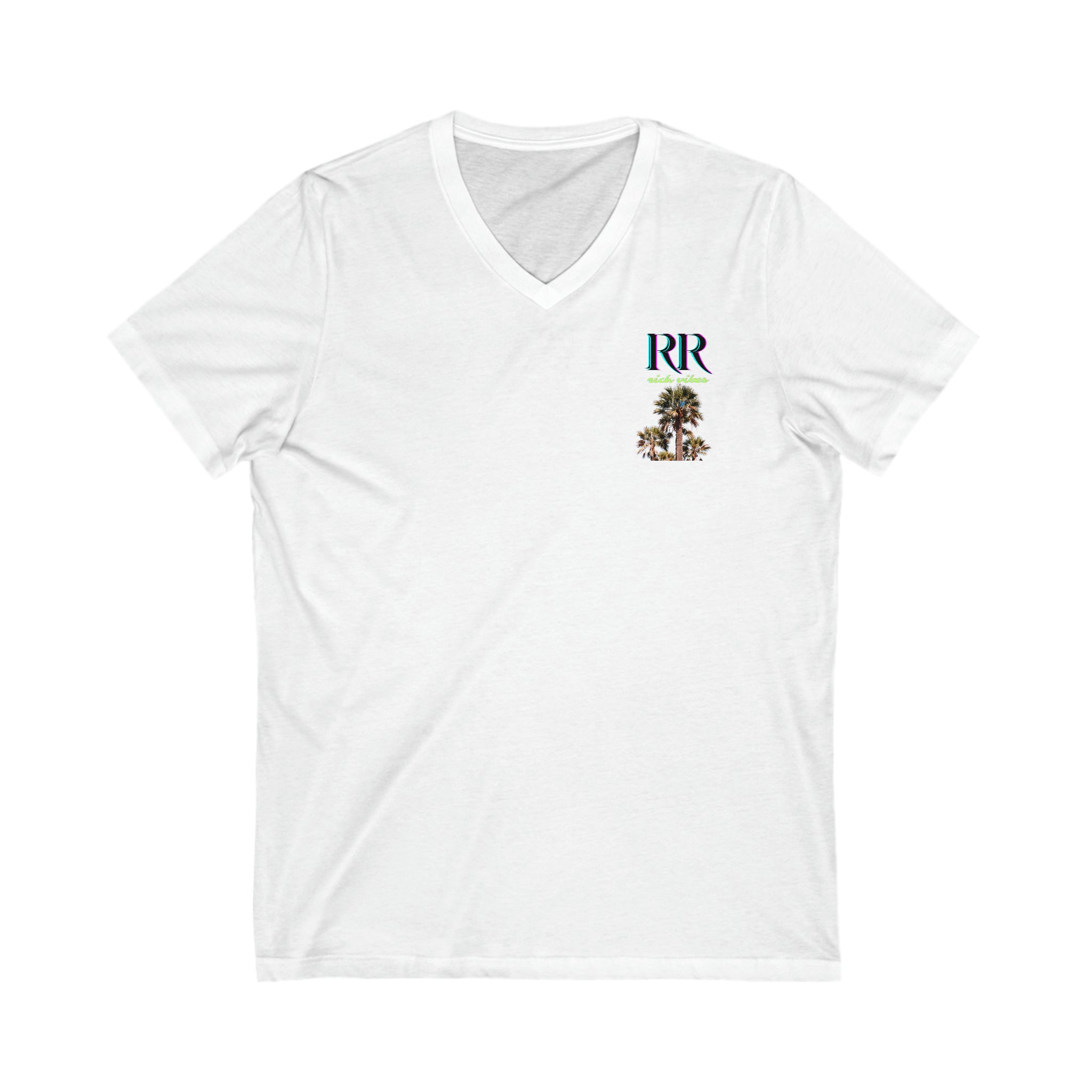Rich Vibes Volt RR 2.5 - Unisex Jersey Short Sleeve V-Neck Tee
