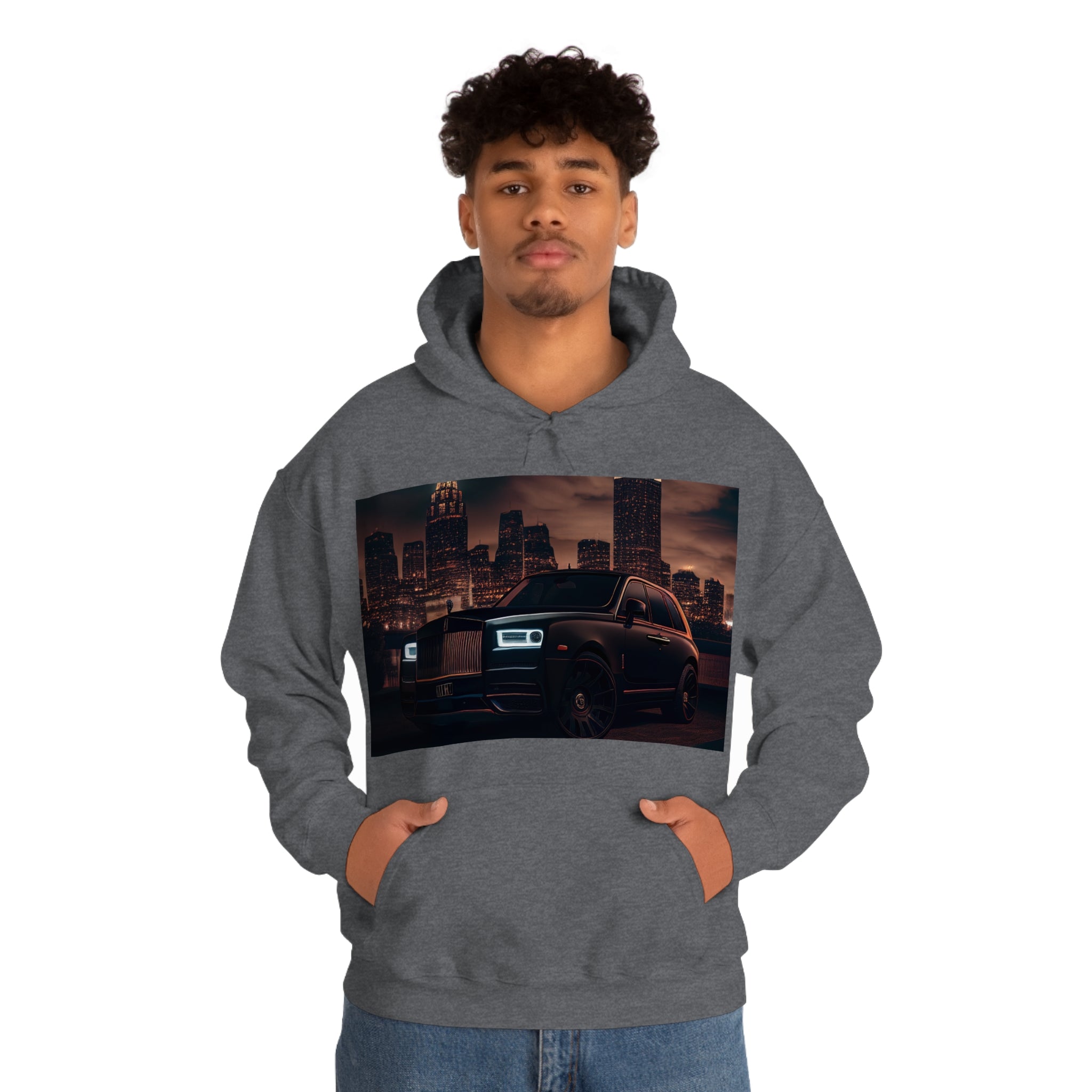 Rich Vibes Black RR Authentic Signature Collection - Heavy Hoodie