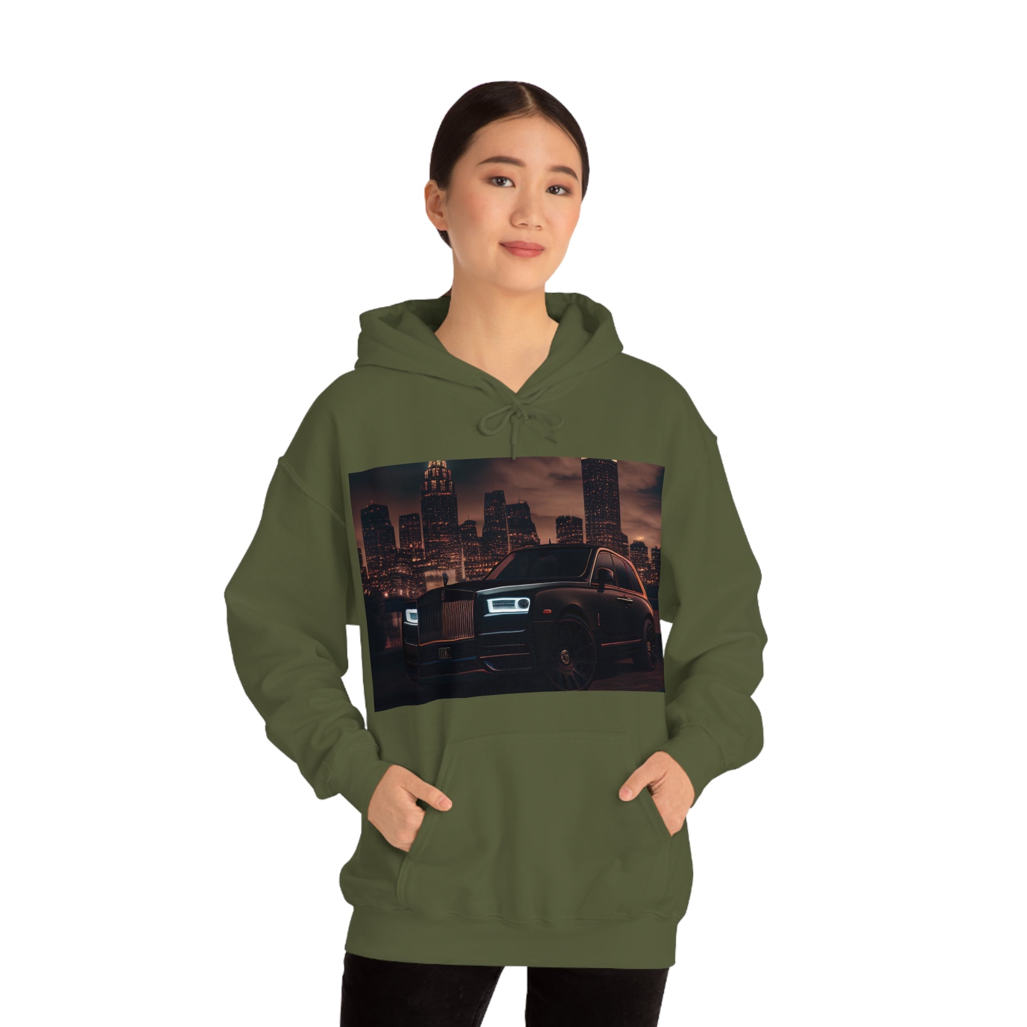 Rich Vibes Black RR Authentic Signature Collection - Heavy Hoodie