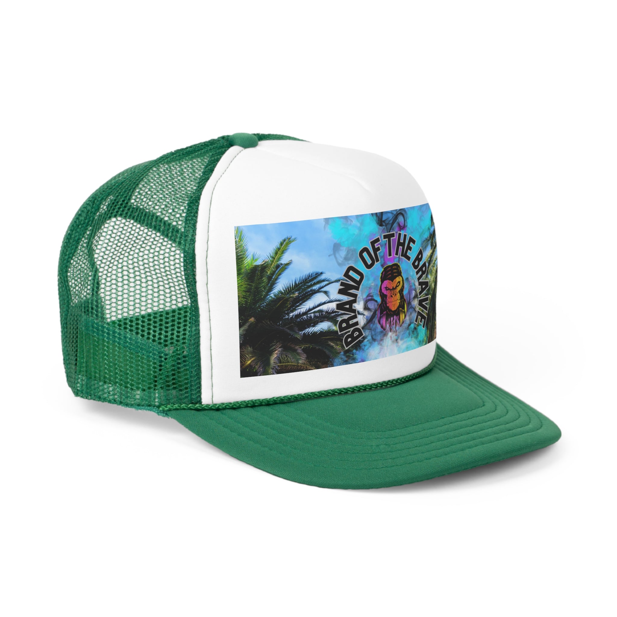 RV Brand Of The Brave Purple Ape Blue Smoke - Trucker Cap