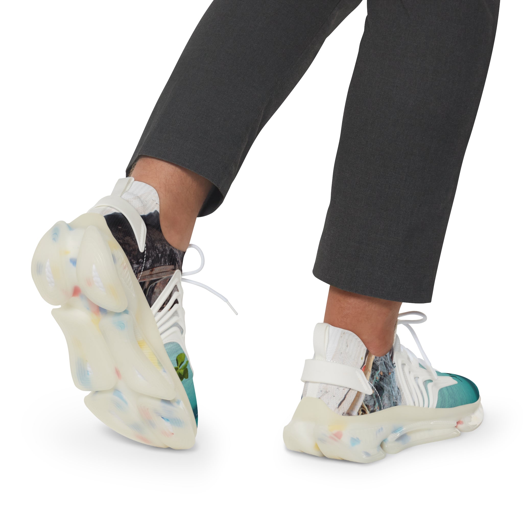 RV5 Pulse Negril Beach White 1.0 - Men's Mesh Sneakers