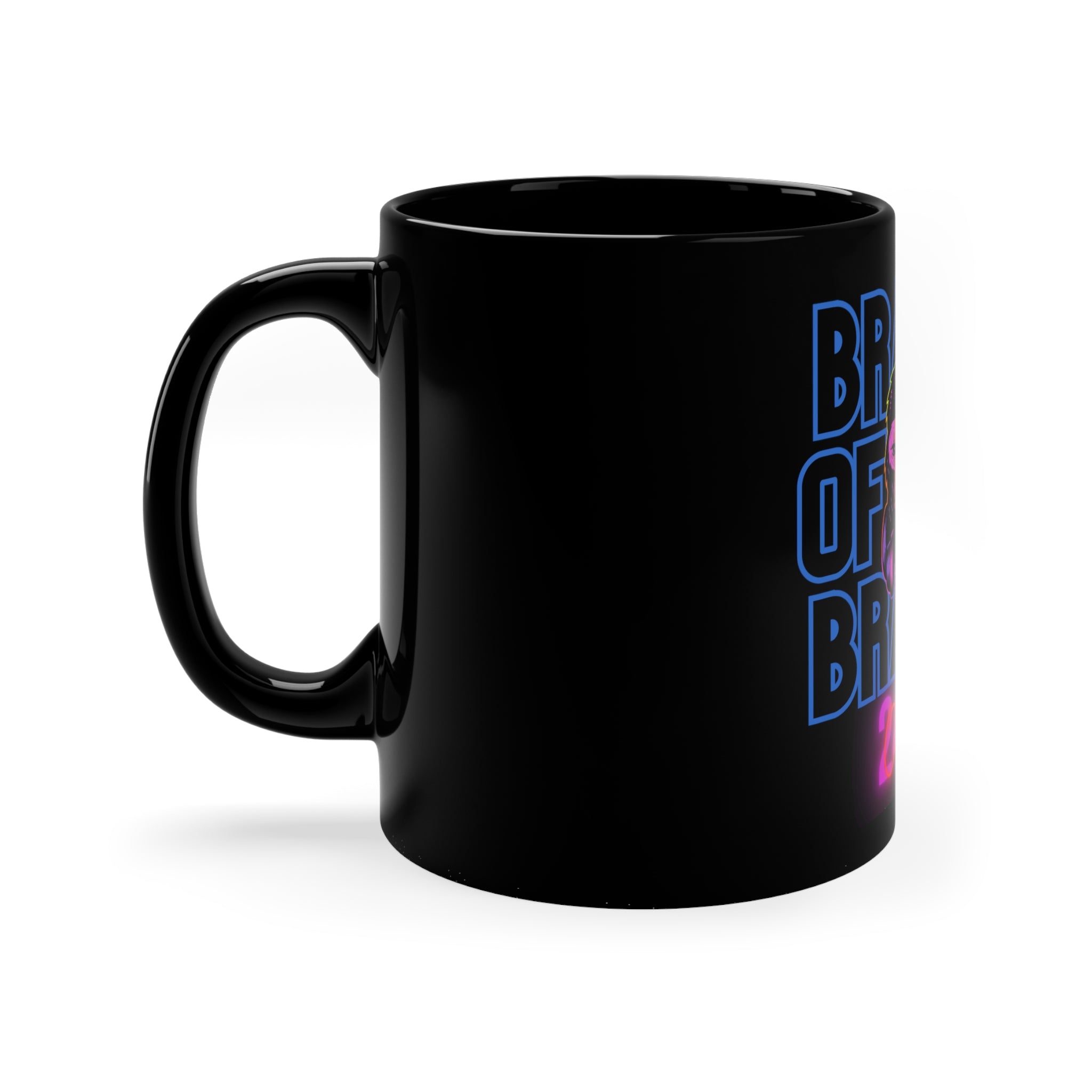 Rich Vibes Brand Of The Brave 24/7 - 11oz Black Mug