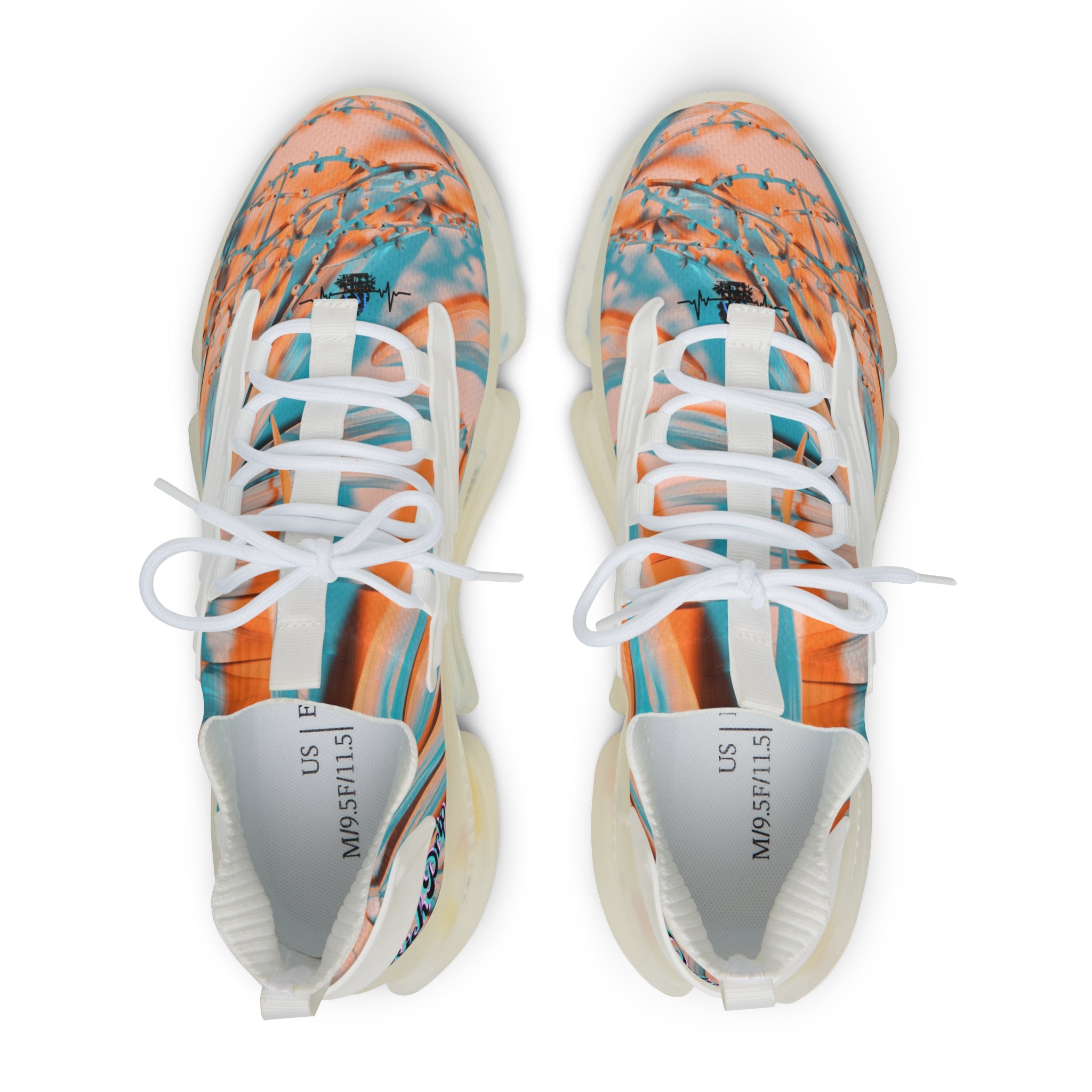 RV5 Pulse Rich Peach palm Tree - Men's Mesh Sneakers