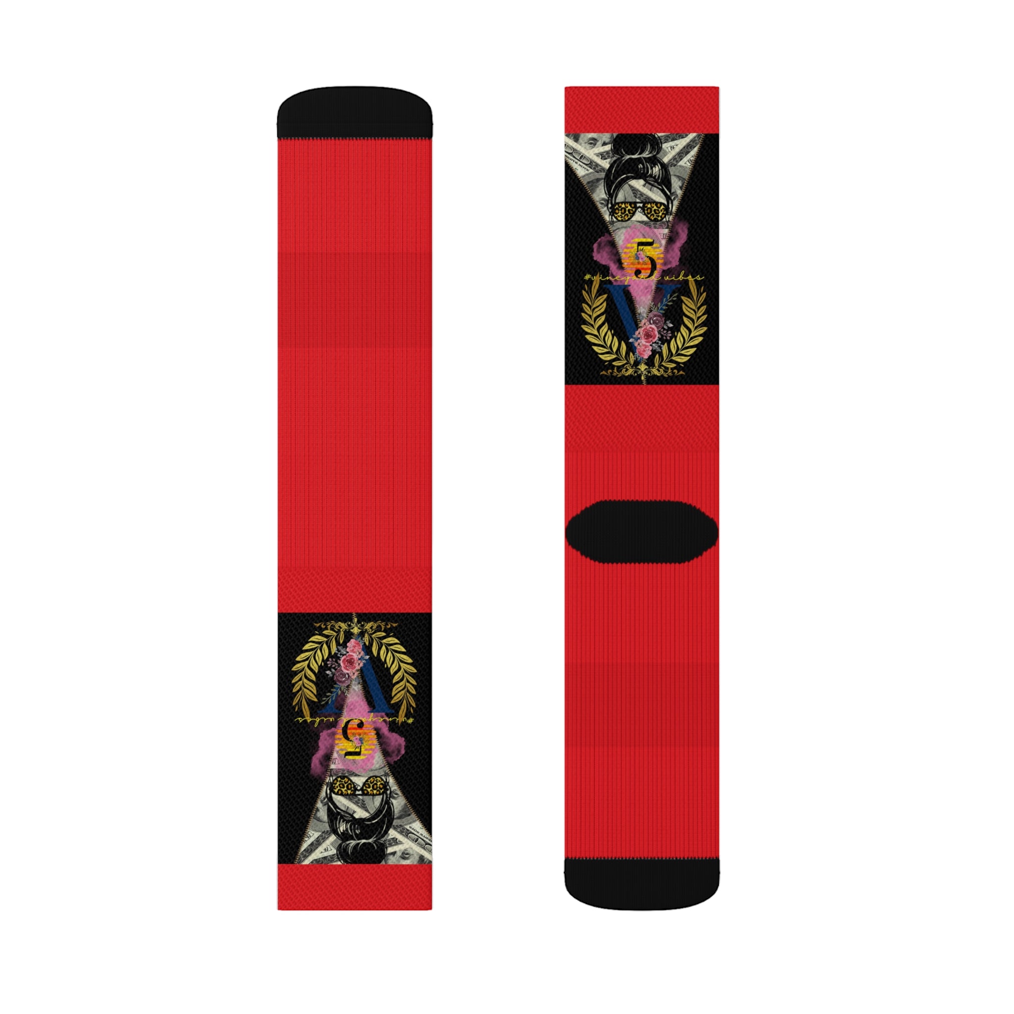 Vineyard Vibes V5 Vibes Colab Infrared - Sublimation Socks