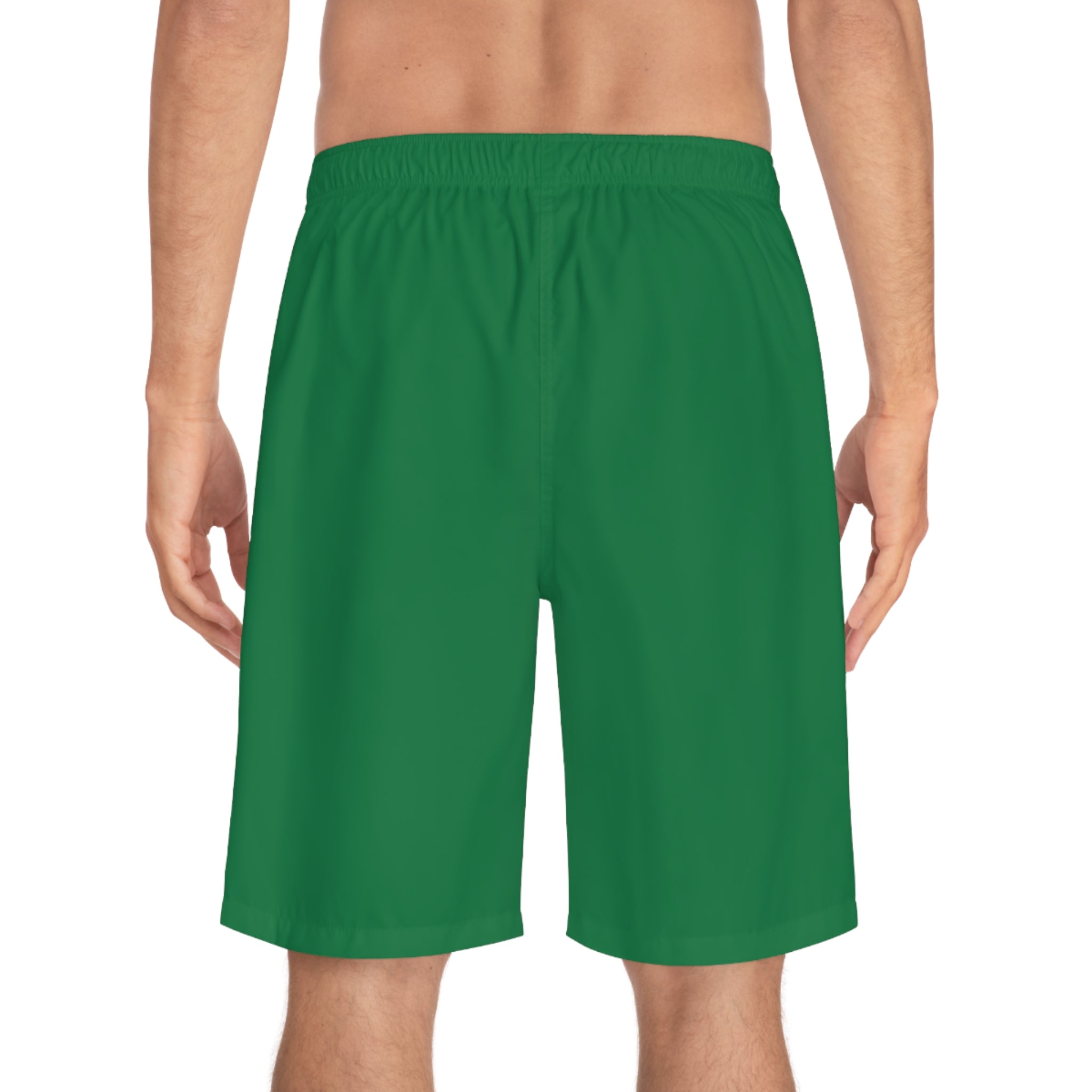 Rich Vibes Volt MG Tiger Shield Green - Men's Board Shorts (AOP)