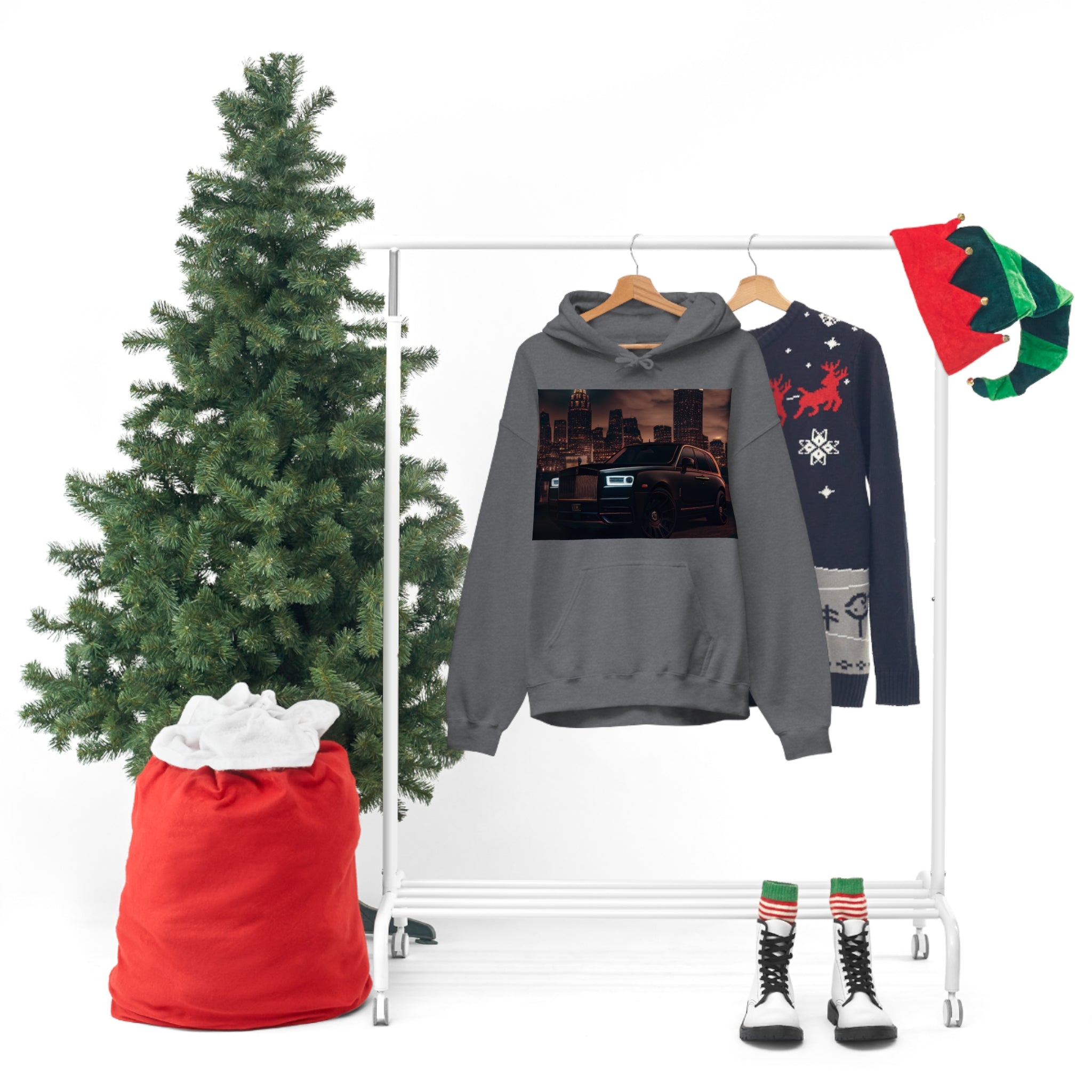 Rich Vibes Black RR Authentic Signature Collection - Heavy Hoodie