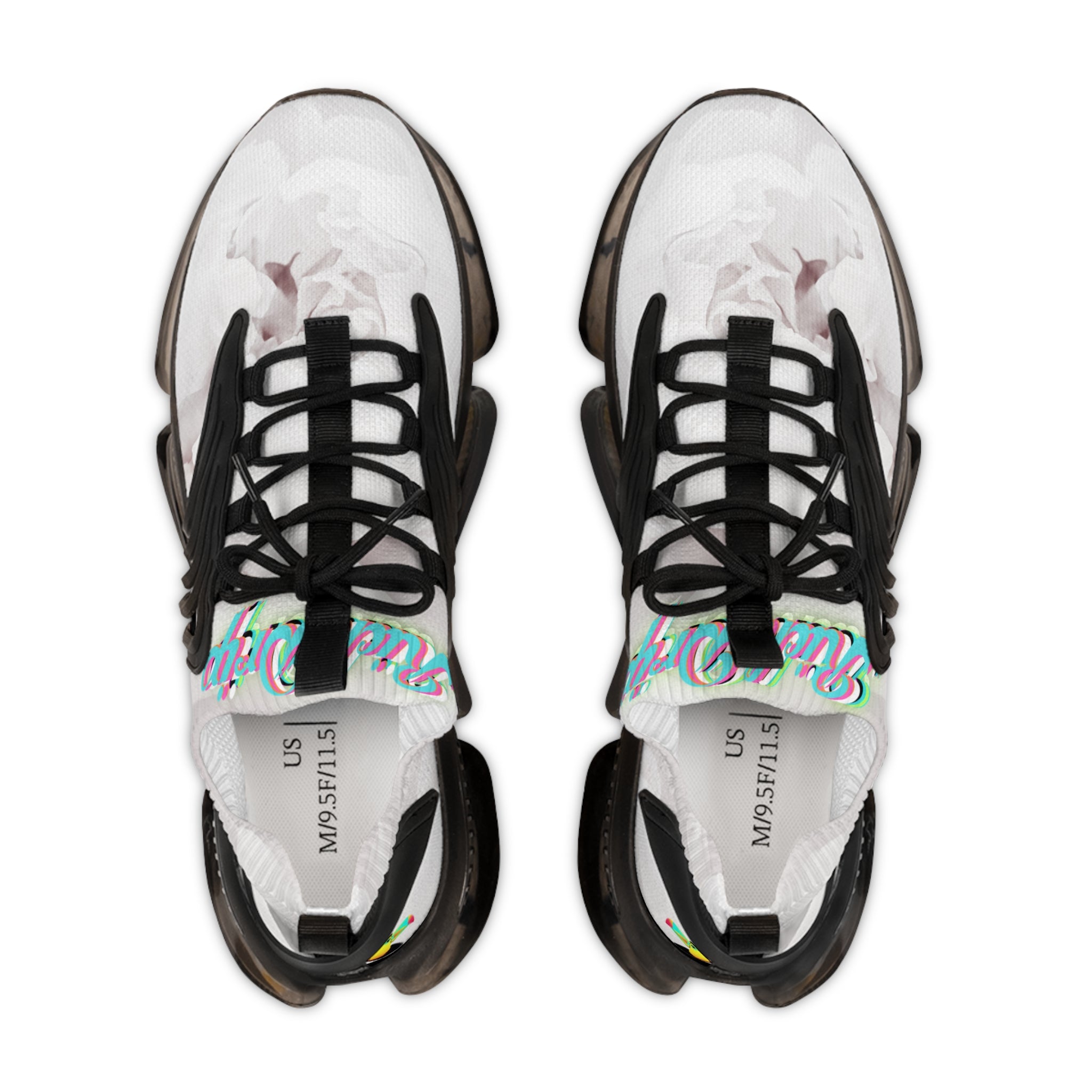 RV5 Pulse Tropical Miami Rose Petal - Men's Mesh Sneakers White