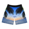 Rich Vibes Volt Blue Sky Sunset - Men's Jogger Shorts (AOP)Black