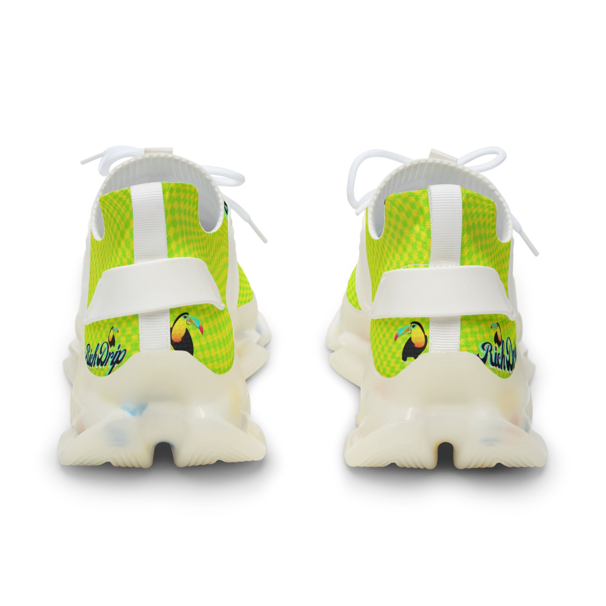 RV5 Pulse Tropical Lime Green Glow - Men's Mesh Sneakers Black