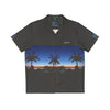 Rich Vibes Volt RV Okinawa Royal Blue Sunset - Men's Hawaiian Shirt (AOP)Black
