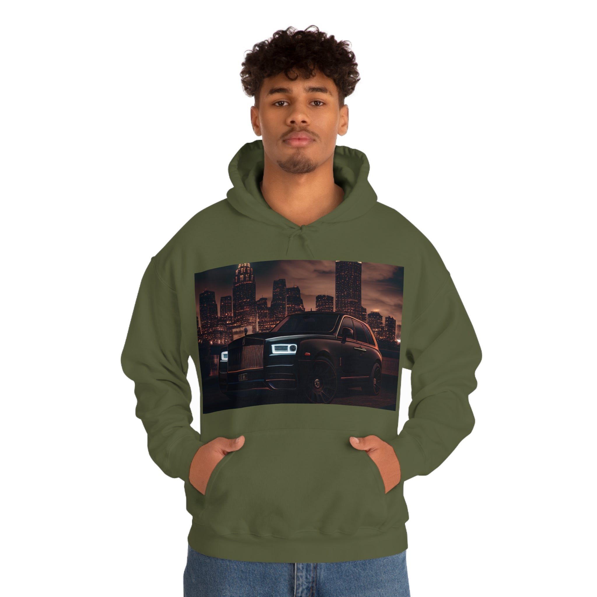 Rich Vibes Black RR Authentic Signature Collection - Heavy Hoodie