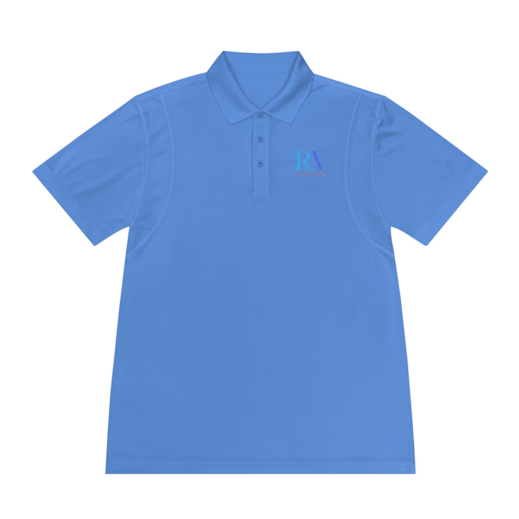 Rich Vibes RV Logo Back 2.0 - Men's Sport Polo Shirt
