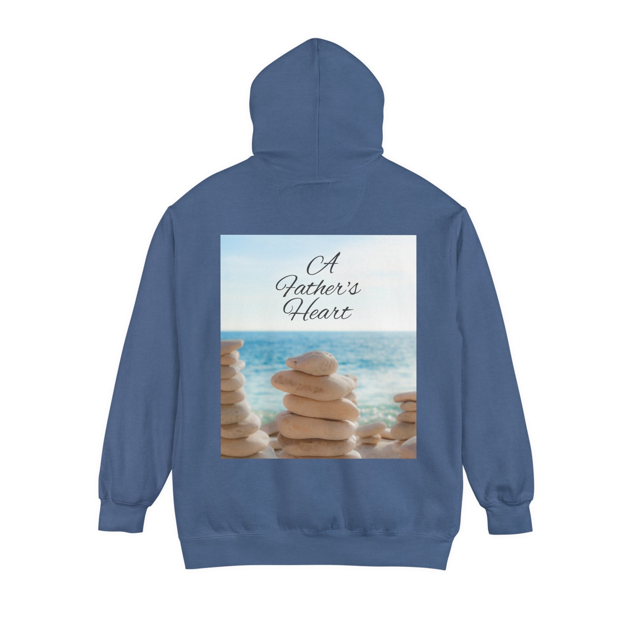 A Father's Heart Father's Day Denim - Garment-Dyed Hoodie