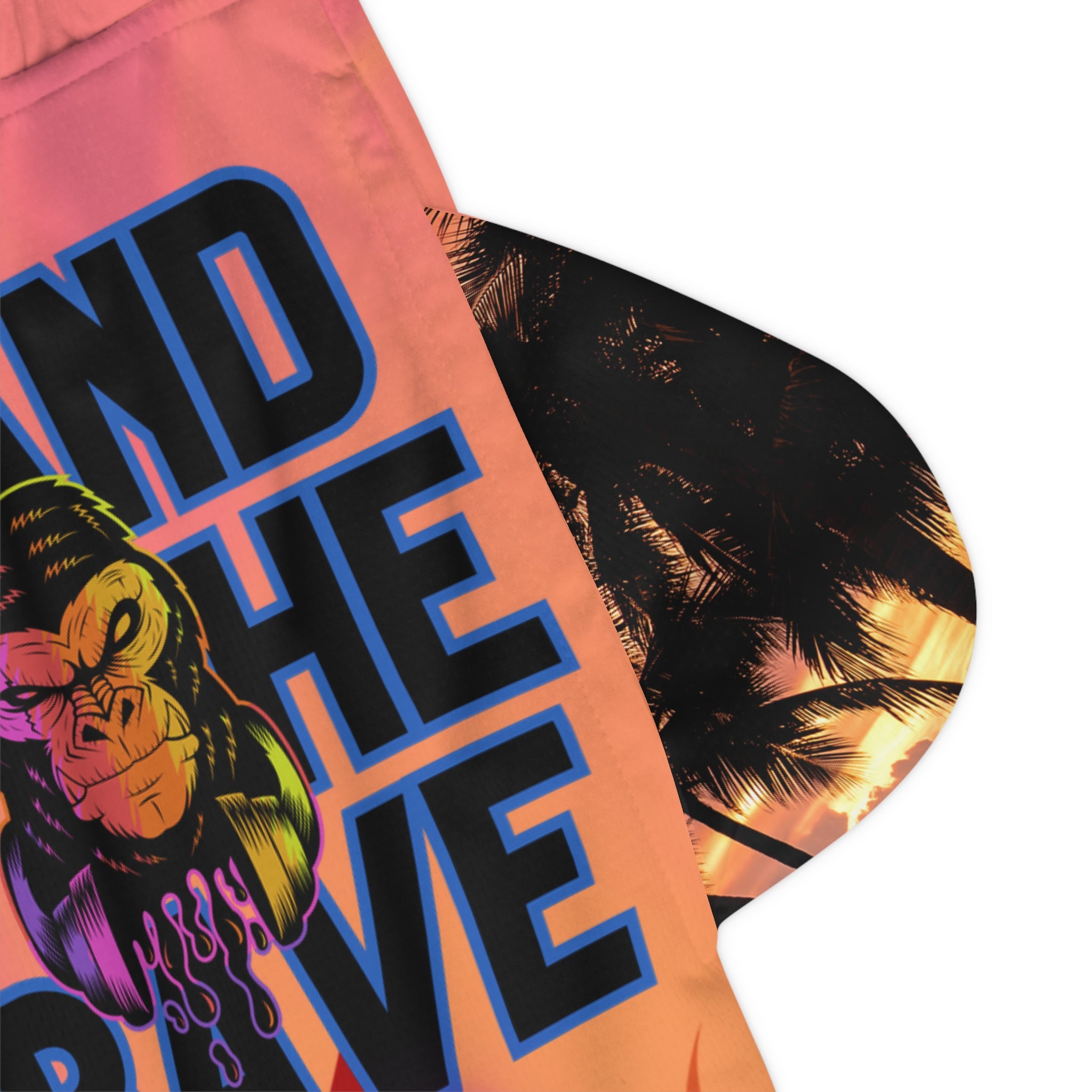 Brand Of The Brave Fire Flame Kindle Auburn - Basketball Rib Shorts (AOP)