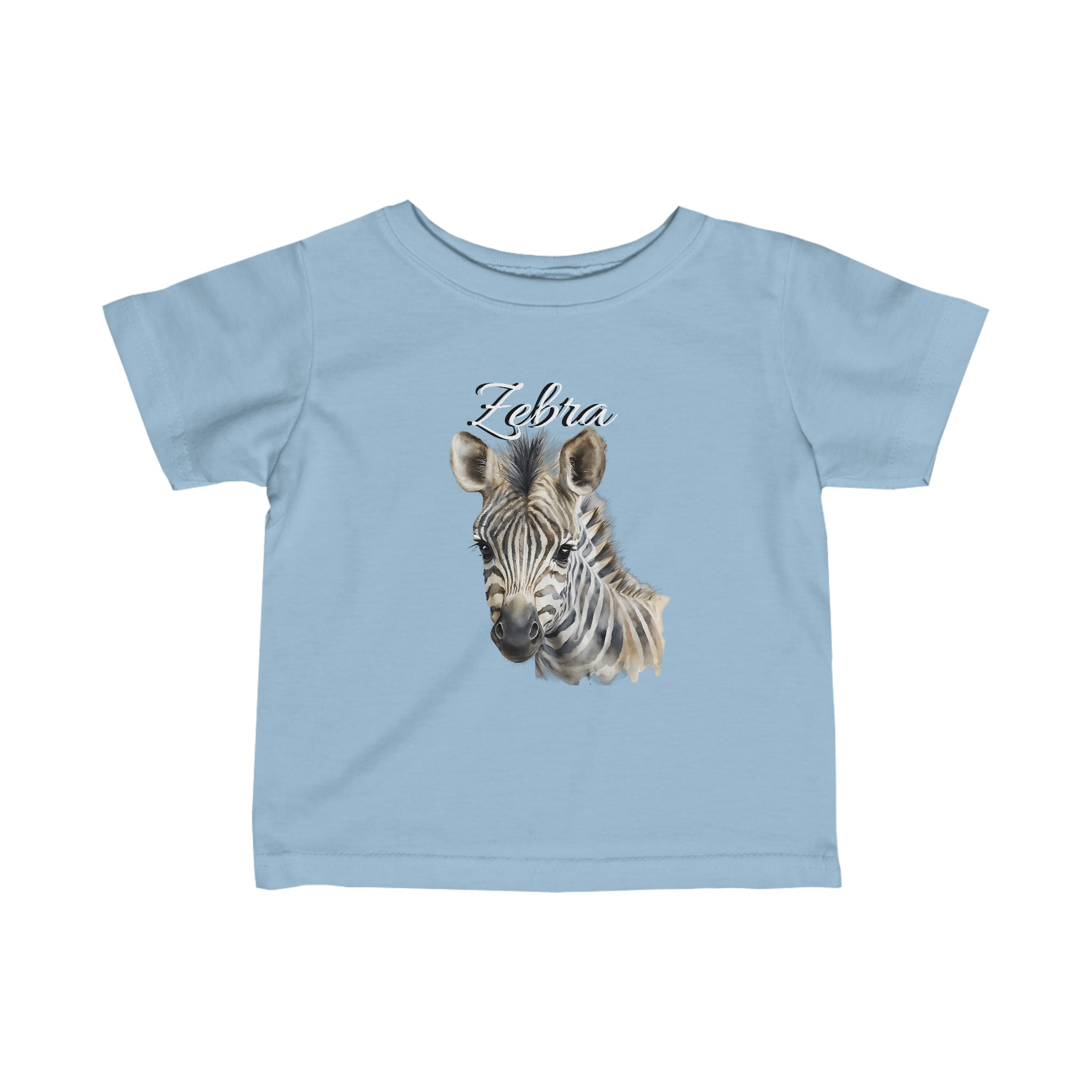 RV Brand Of The Brave Zebra foal - Infant Fine Jersey Tee