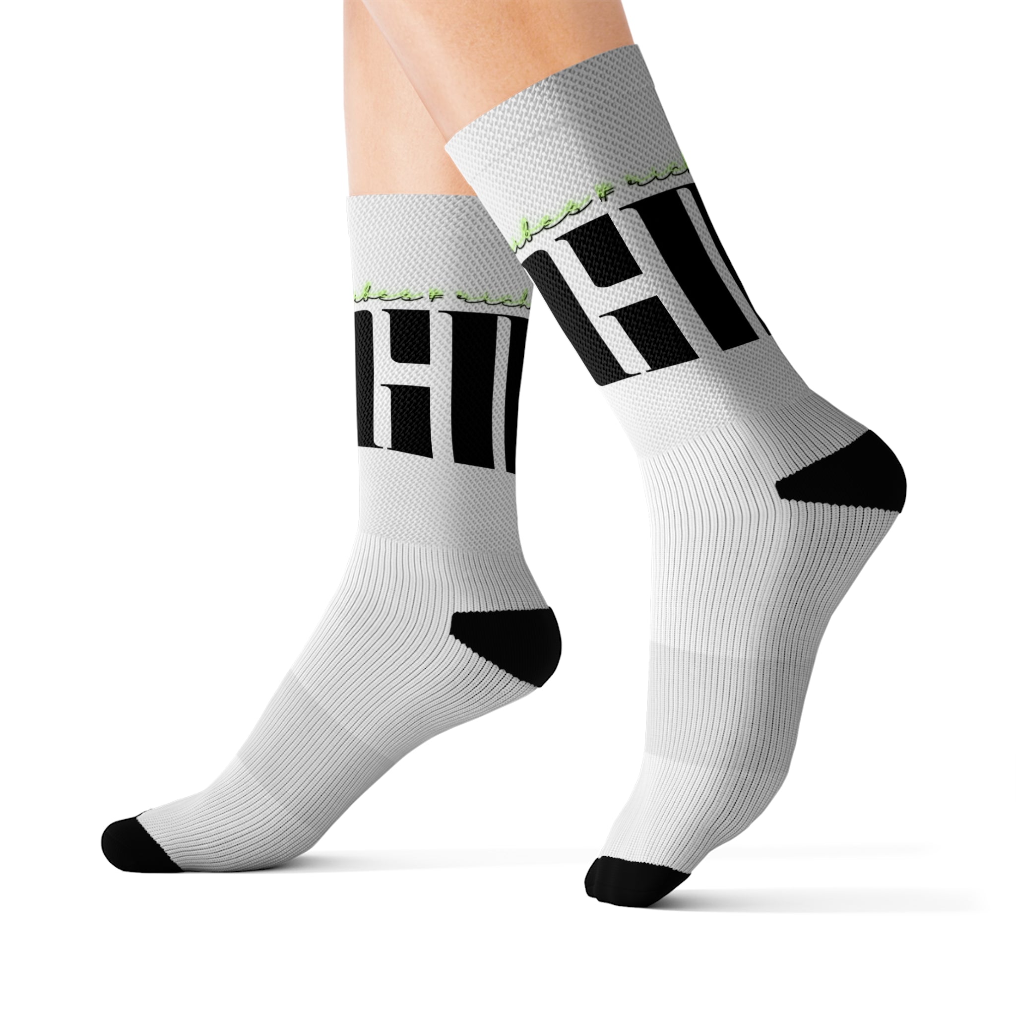 Rich Vibes Volt MG White - Sublimation Socks