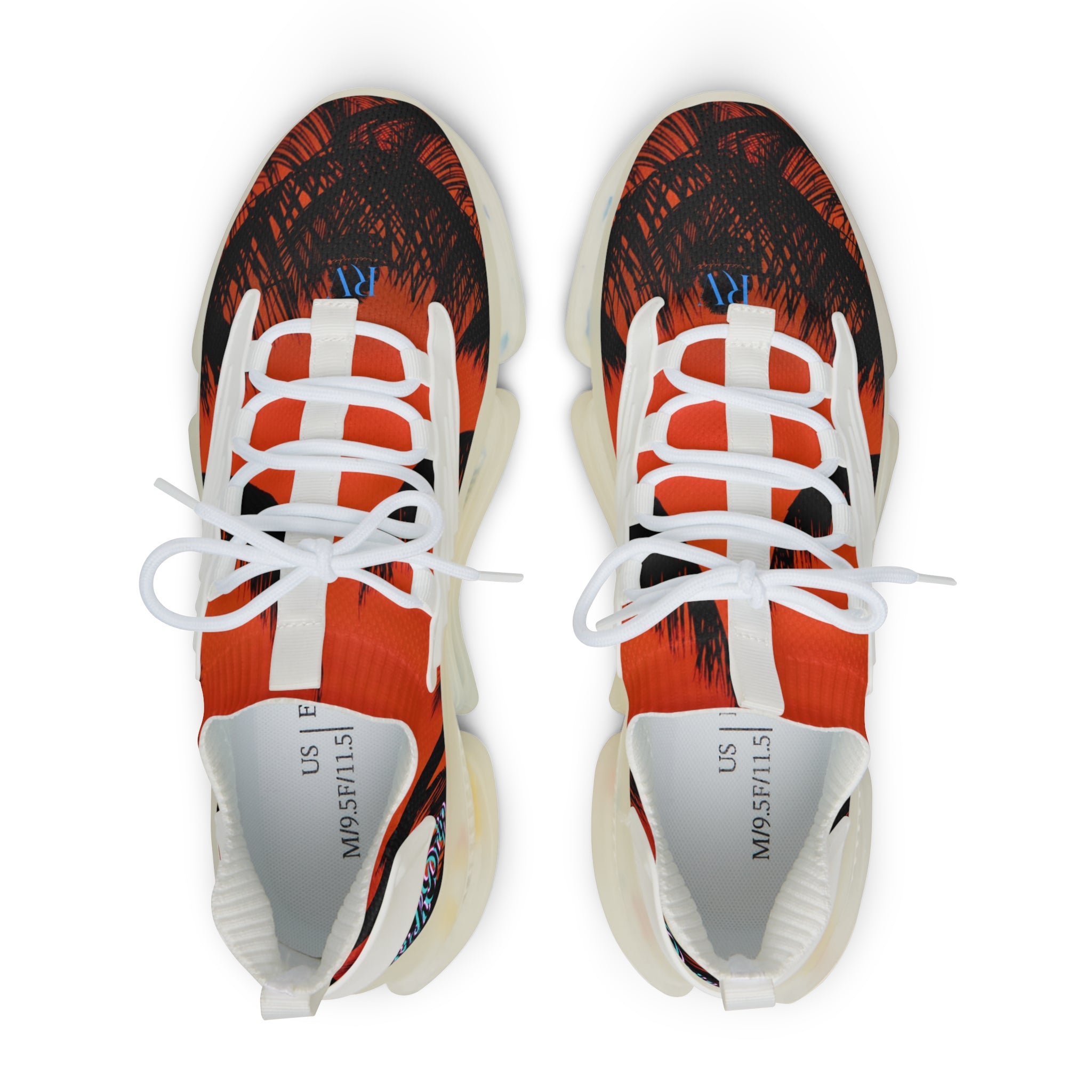 RV5 Pulse Rich Red Sunset - Men's Mesh Sneakers