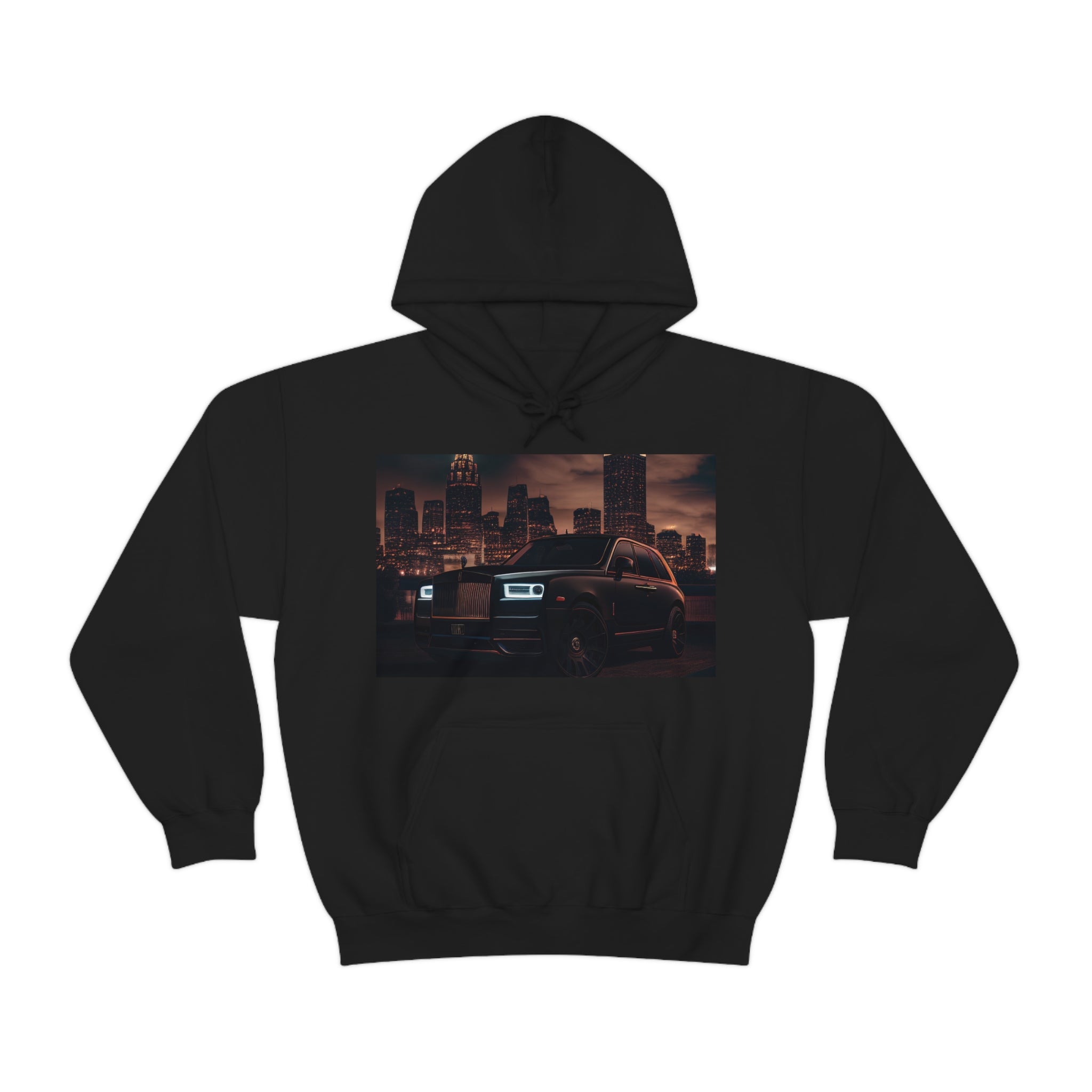 Rich Vibes Black RR Authentic Signature Collection - Heavy Hoodie