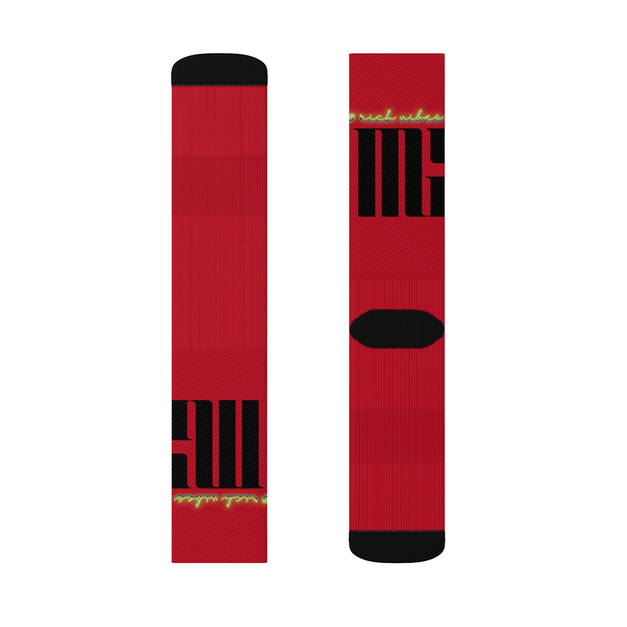 Rich Vibes Volt MG Red - Sublimation Socks