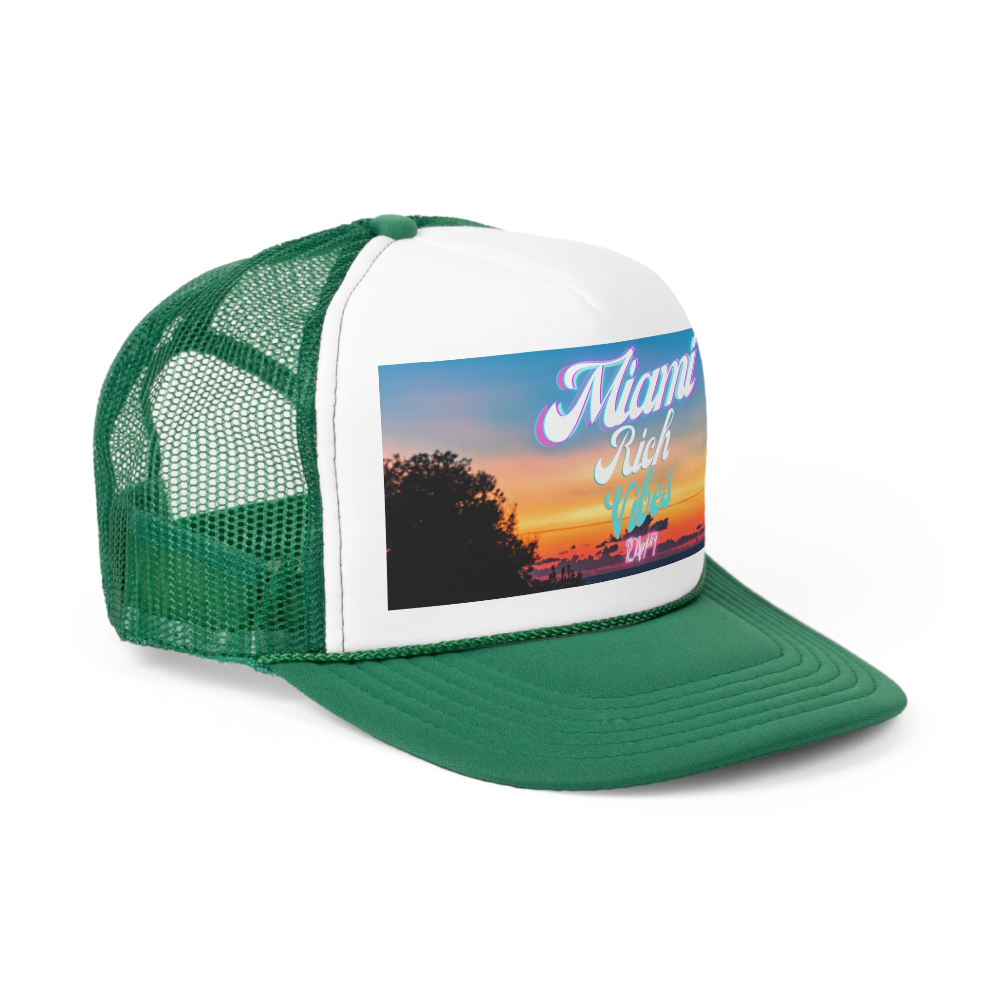 Rich Vibes 24/7 Miami Print Colorway - Trucker Hat
