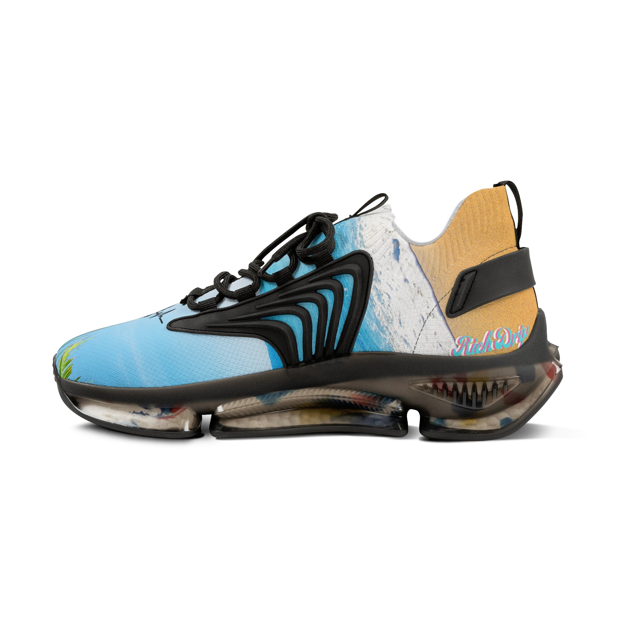 RV5 Pulse Sea Blue Beach - Men's Mesh Sneakers