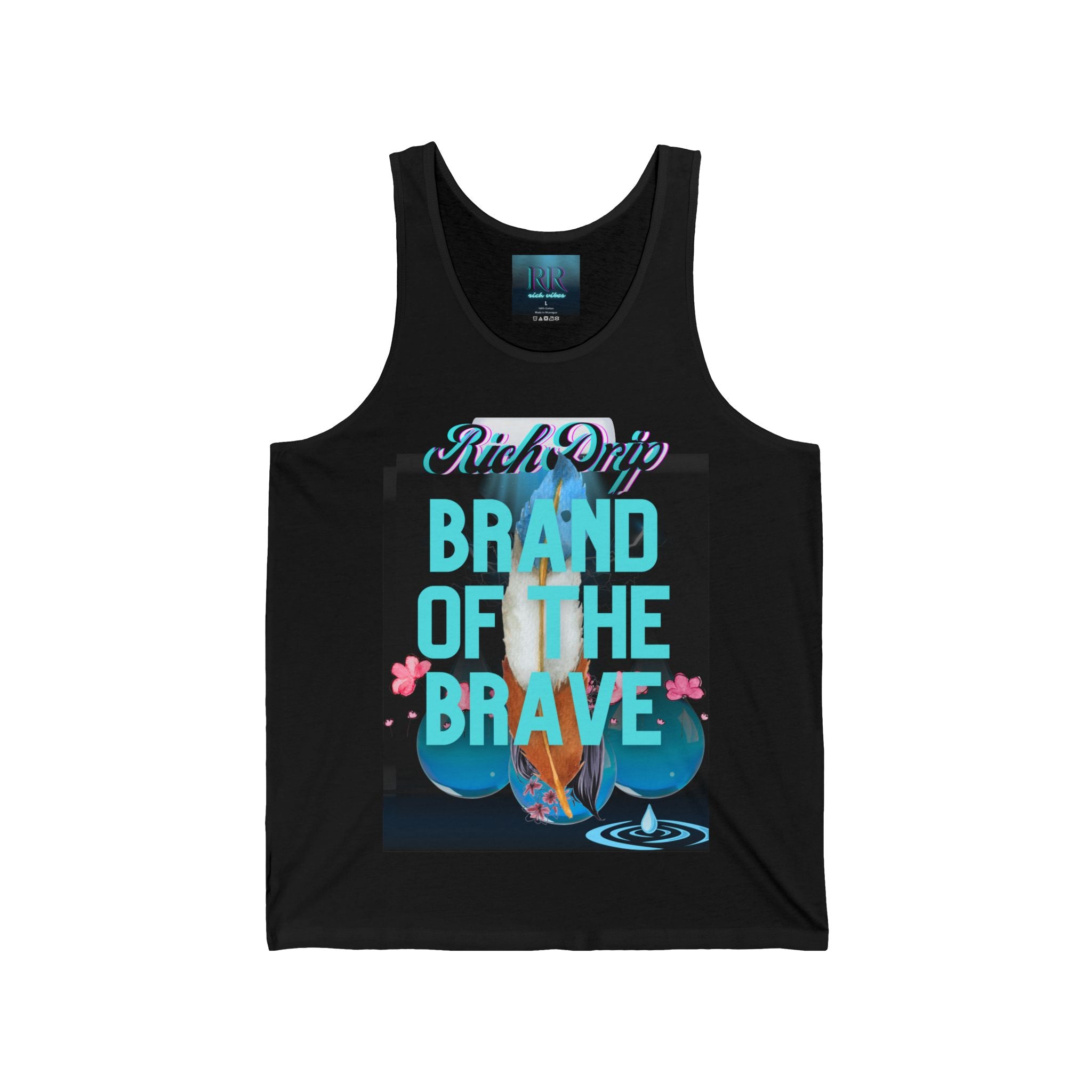 Rich Vibes Rich Drip Ocean Breeze 01 - Unisex Jersey Tank