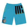 Rich Vibes Volt MG Tiger Shield Turquoise - Men's Board Shorts (AOP)