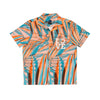 Rich Vibes RV Pulse Turquoise Peach Palm Tree - Men's Hawaiian Shirt (AOP)