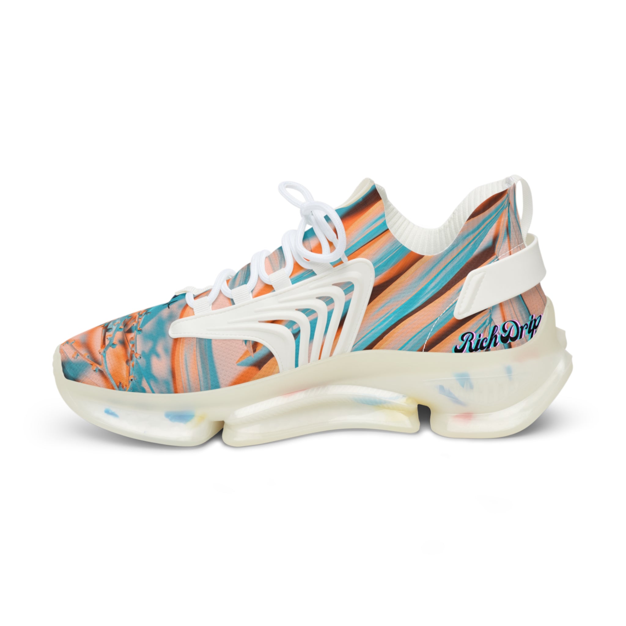 RV5 Pulse Rich Peach palm Tree - Men's Mesh Sneakers