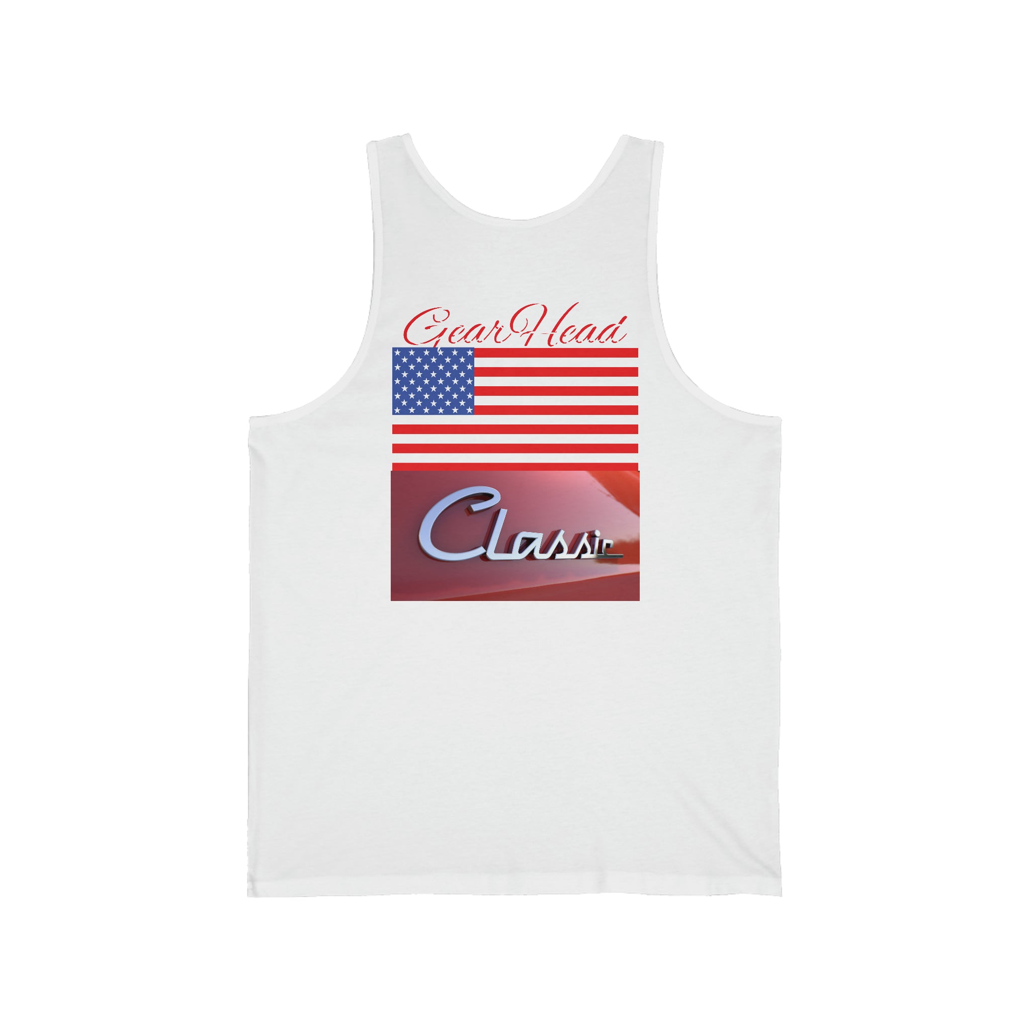 Rich Vibes Gear Head American Red Classic 1.0 - Unisex Jersey Tank